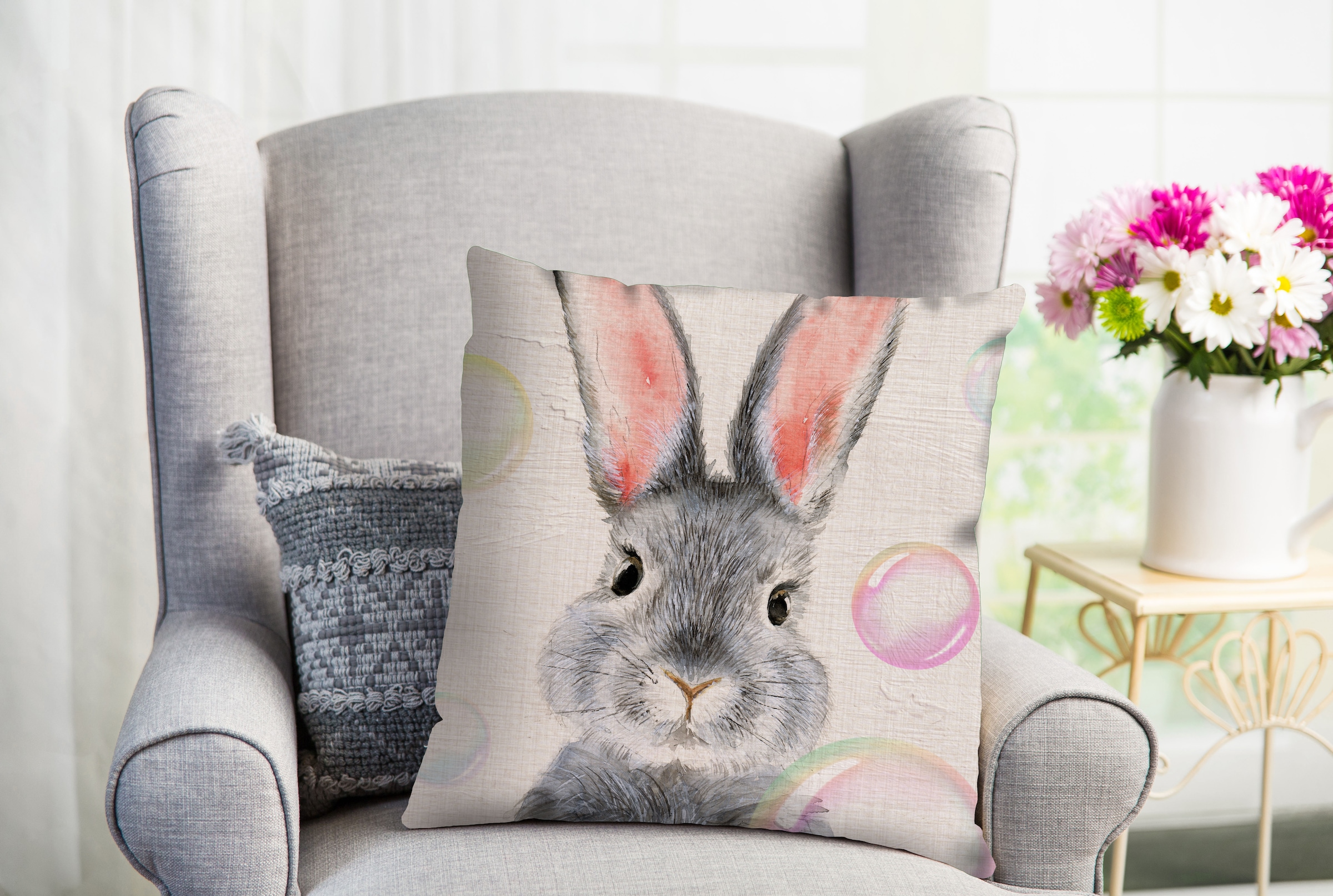 queence Dekokissen "Bambino" süßer Hase