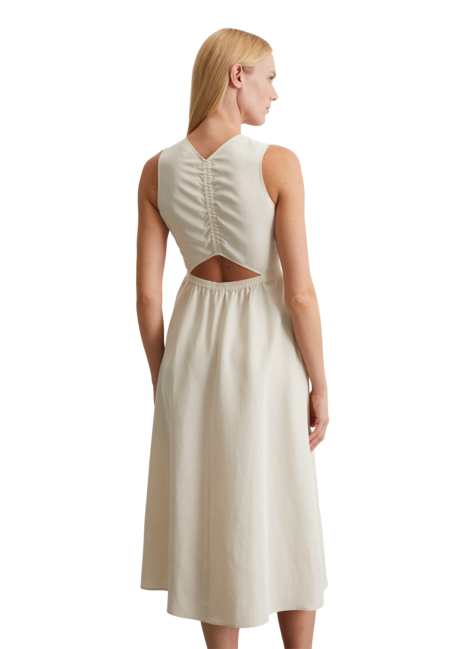 Marc O'Polo Midikleid »aus TENCEL™ Lyocell-Leinen-Mix«