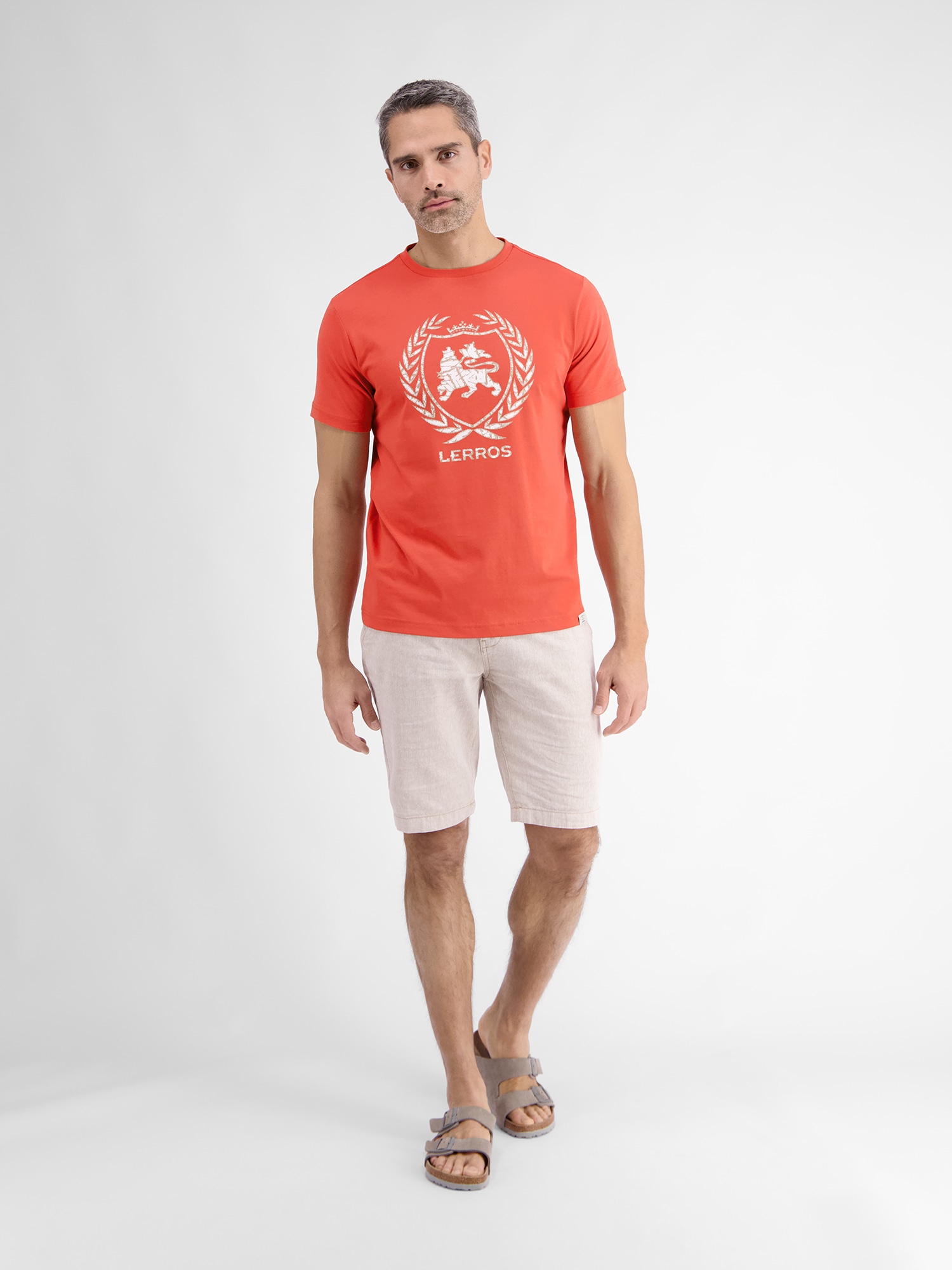 LERROS T-Shirt »T-Shirt mit Logoprint«