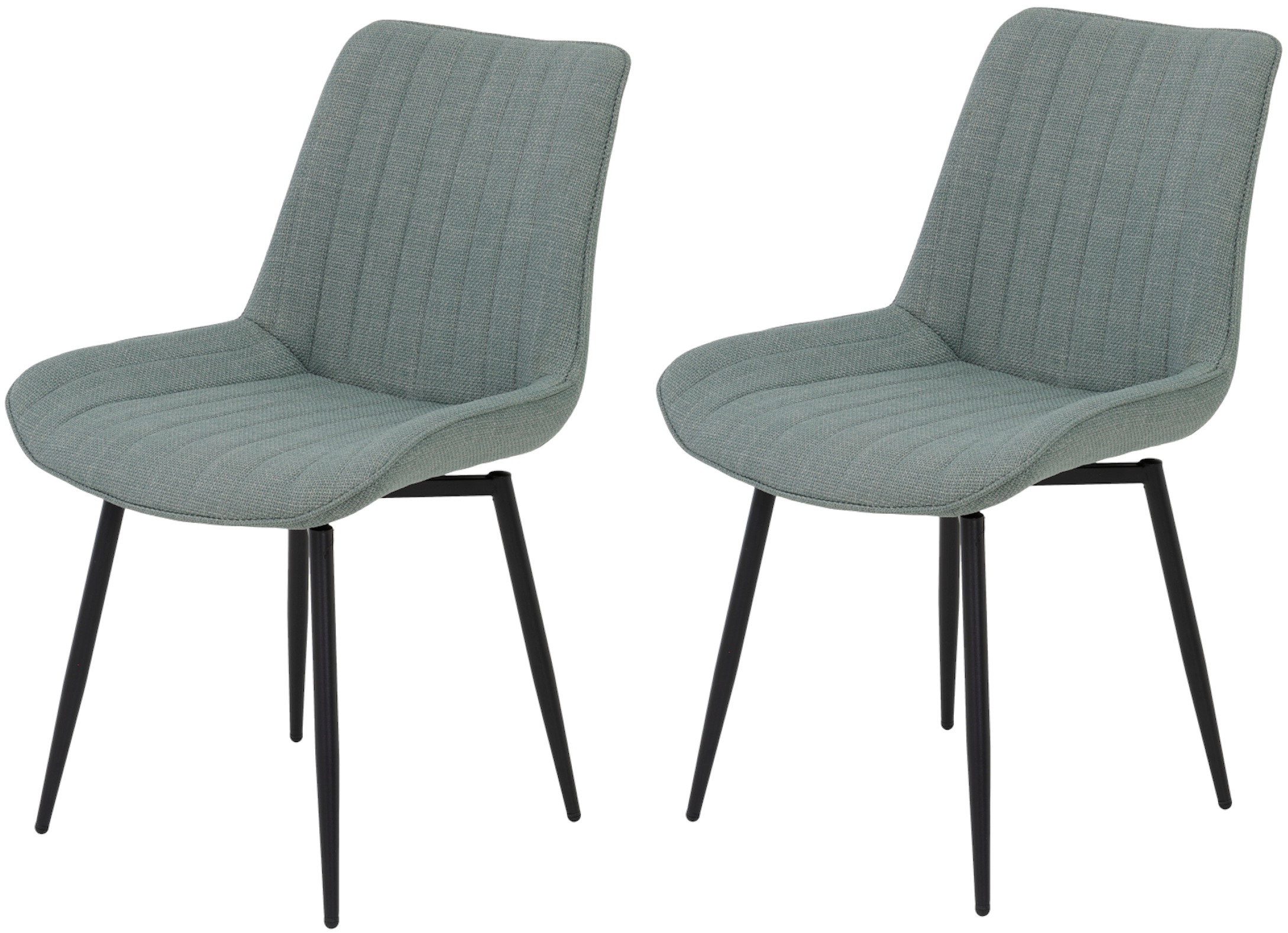 HELA Drehstuhl "Vierfußstuhl BERGEN", (Set), 2 St., Webstoff, Esszimmerstuh günstig online kaufen