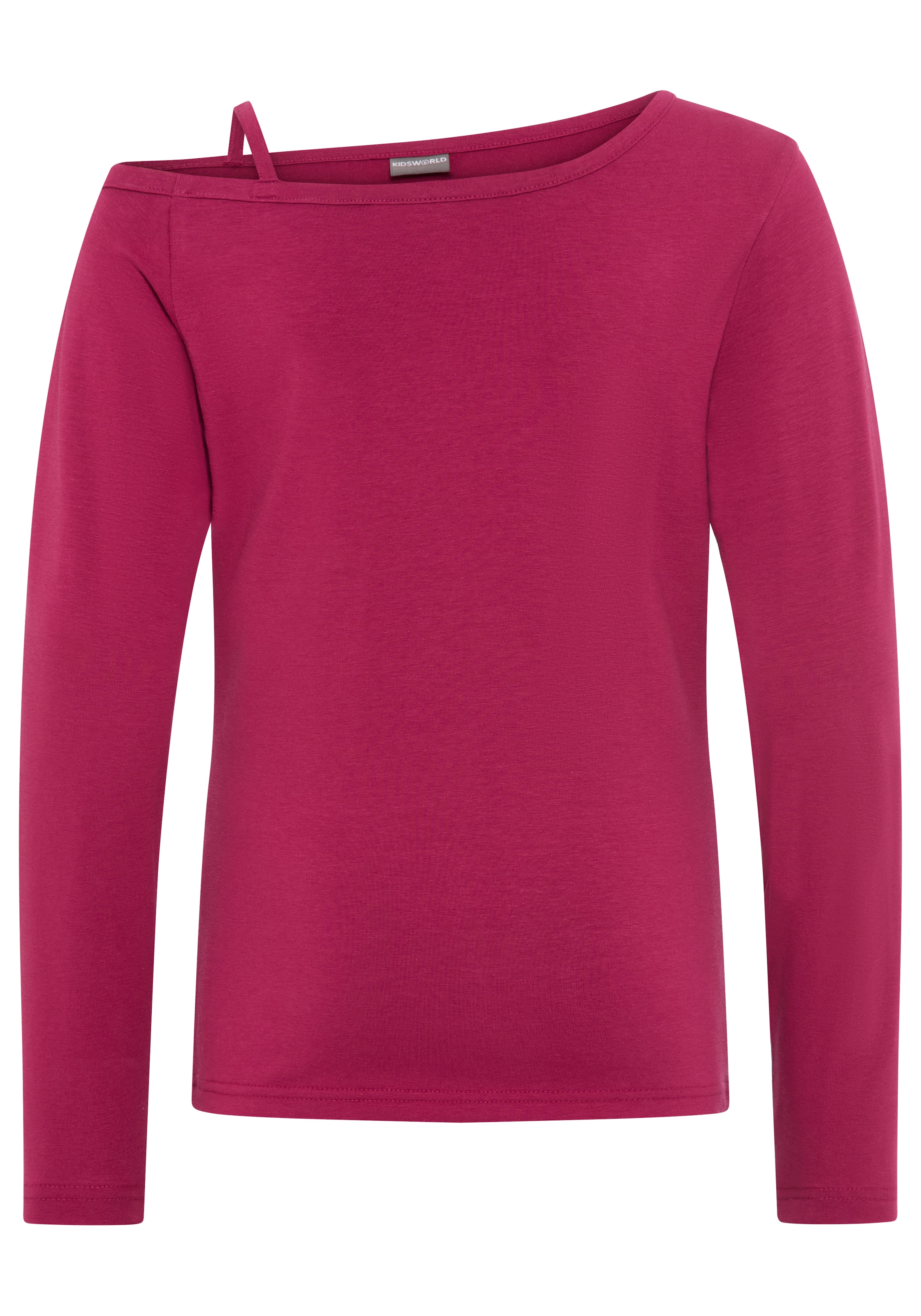 KIDSWORLD Langarmshirt »Off-Shoulder Shirt«, Mit modischer Schulterlösung