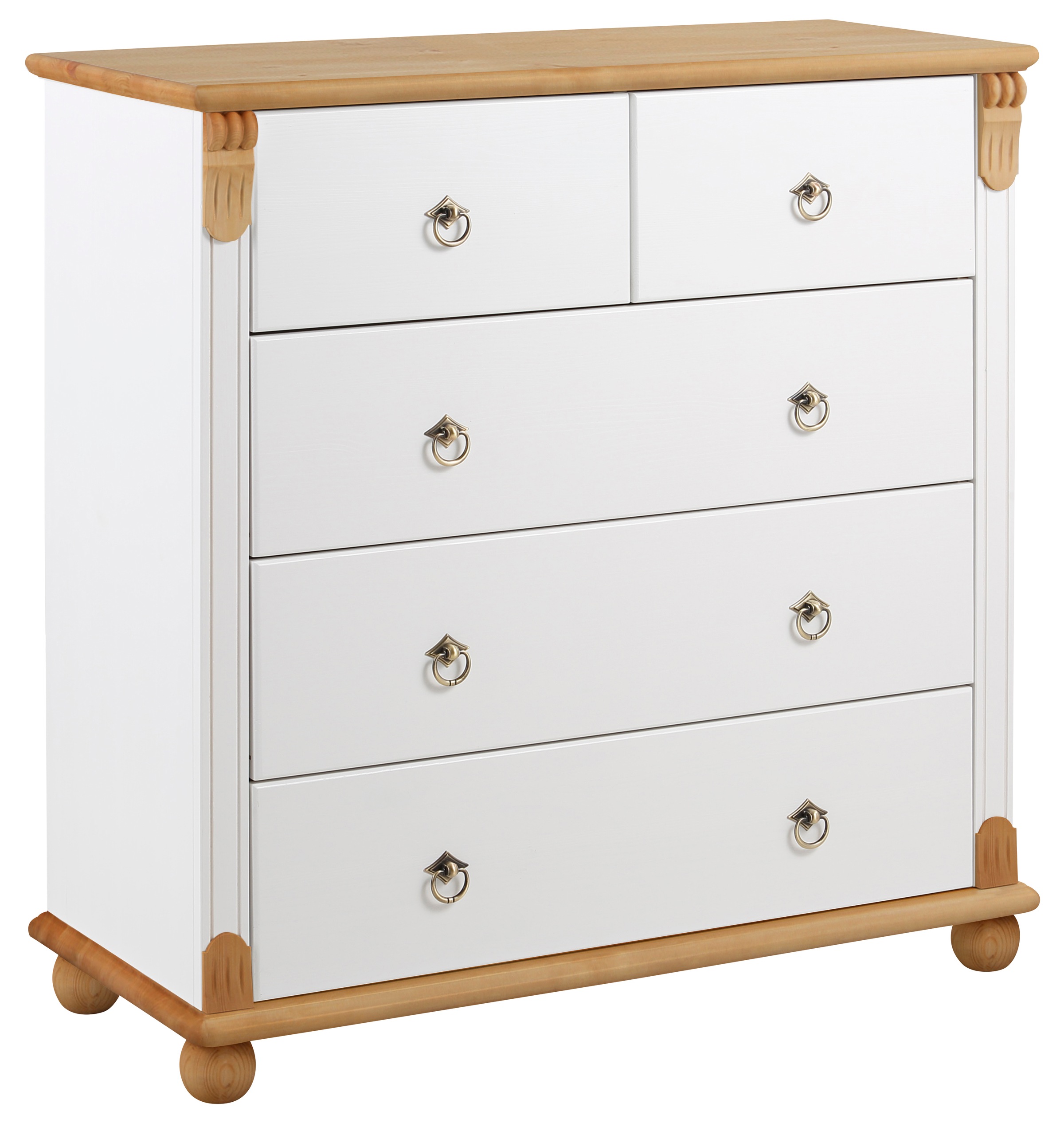 OTTO home Schubkastenkommode "Tessin" aus massiver, FSC zertifizierter Kief günstig online kaufen