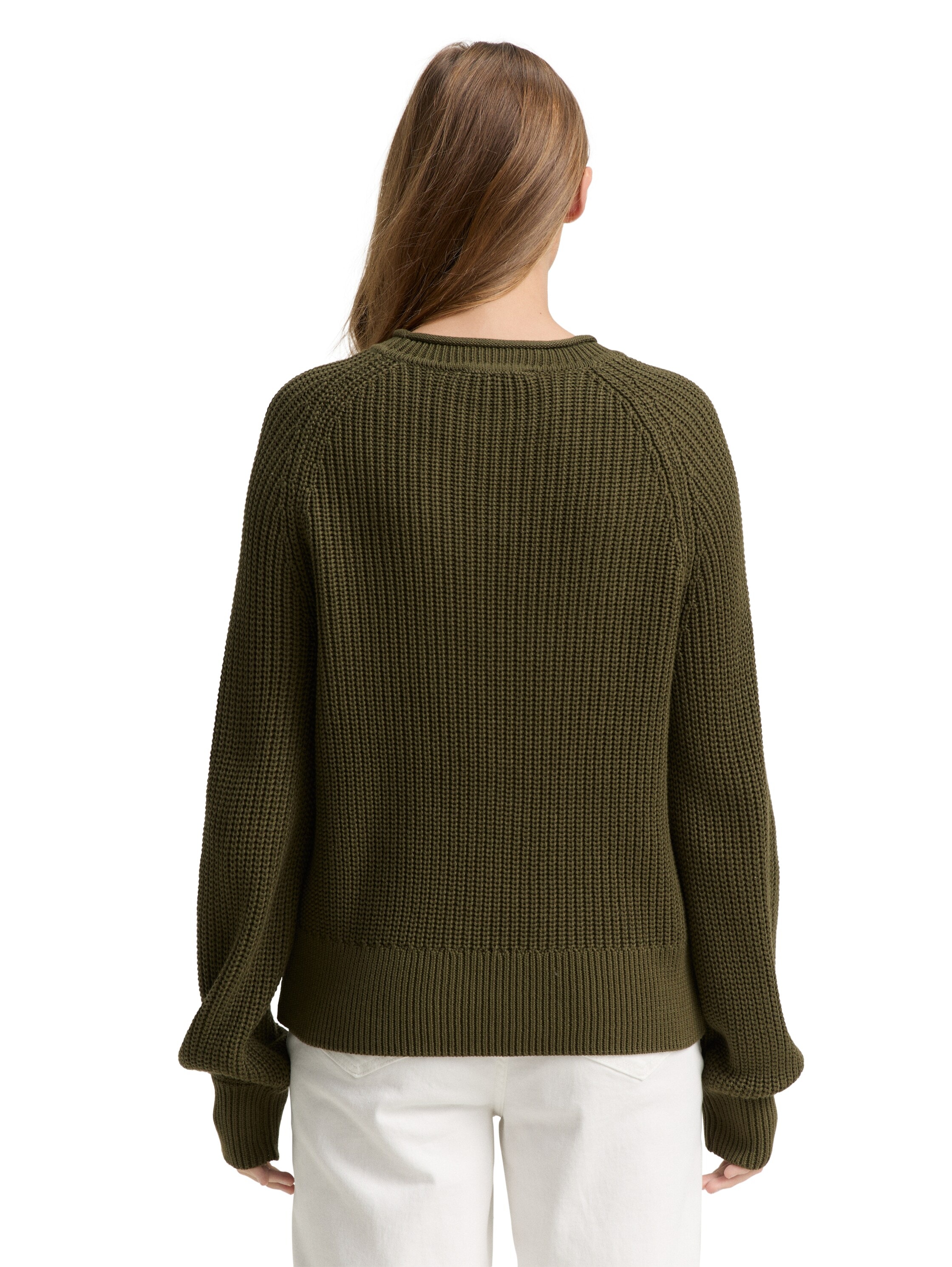 TOM TAILOR Denim Strickpullover, mit Strick-Struktur
