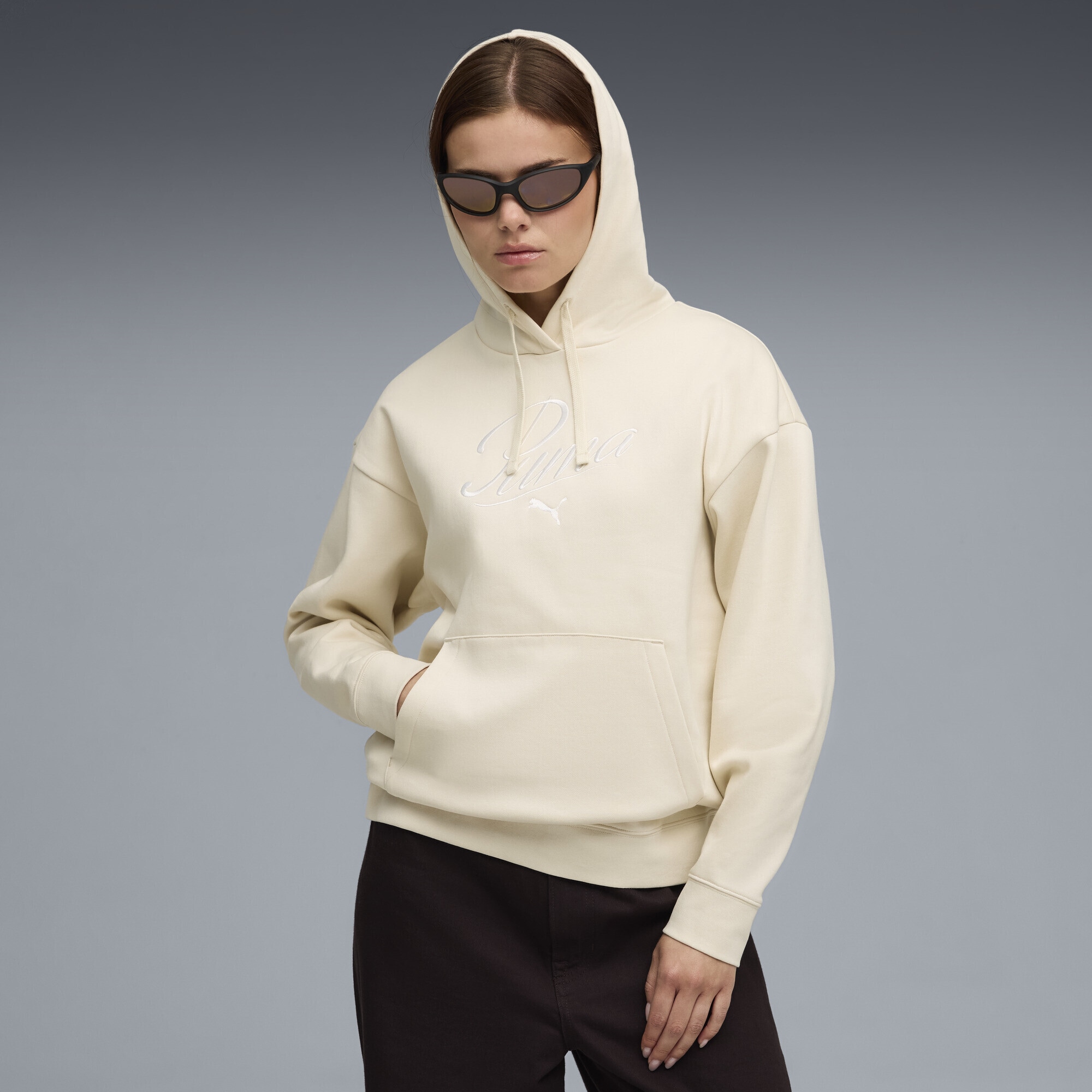 PUMA Hoodie »Essentials Script Comfort Hoodie Damen«