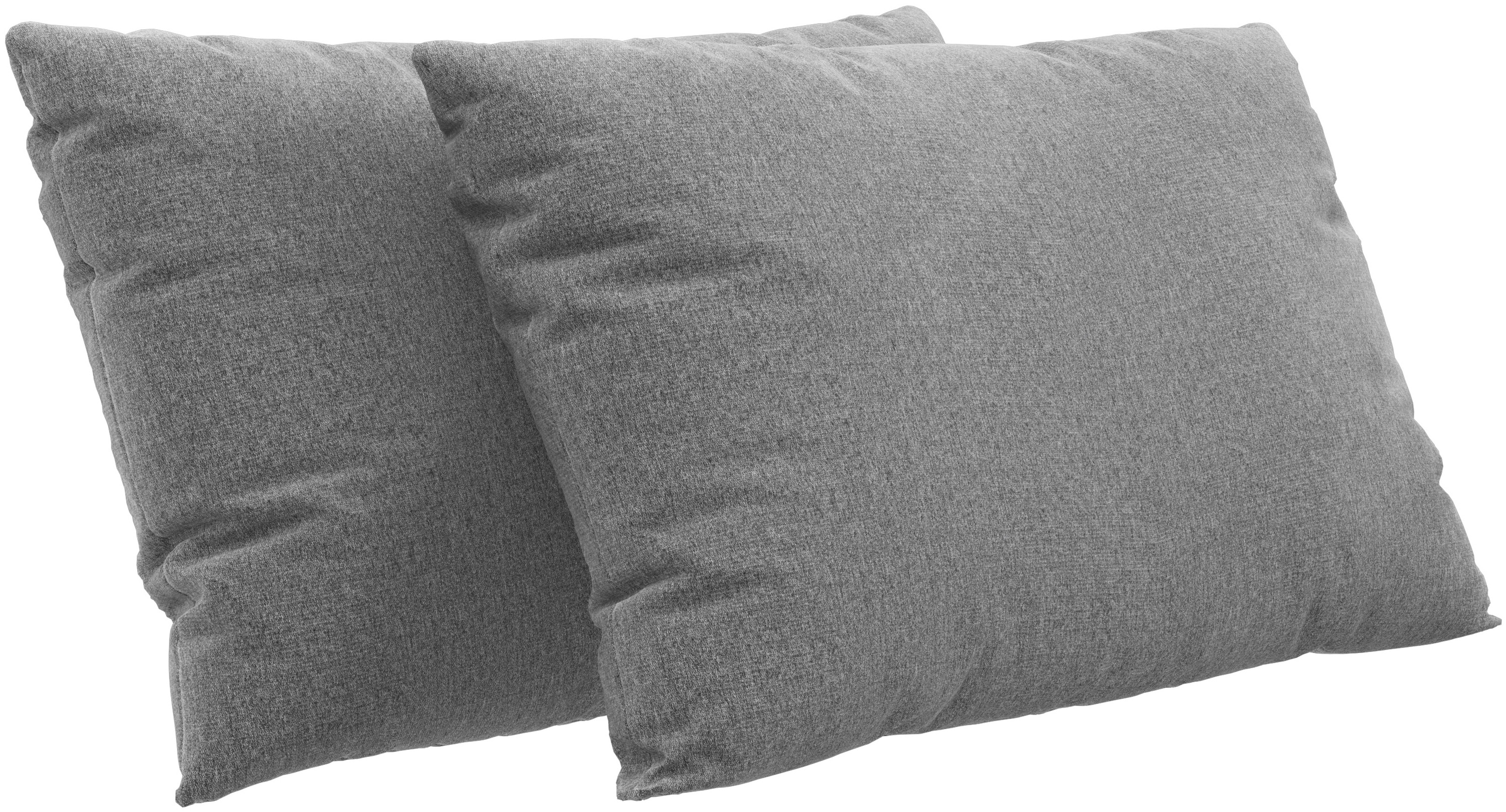 Sofakissen RAUM.ID, B:60cm H:30cm T:10cm, grau, 100% Polyester, Polsterauflagen, "Innovid", 2er Kissen-Set wahlweise in zwei Größen
