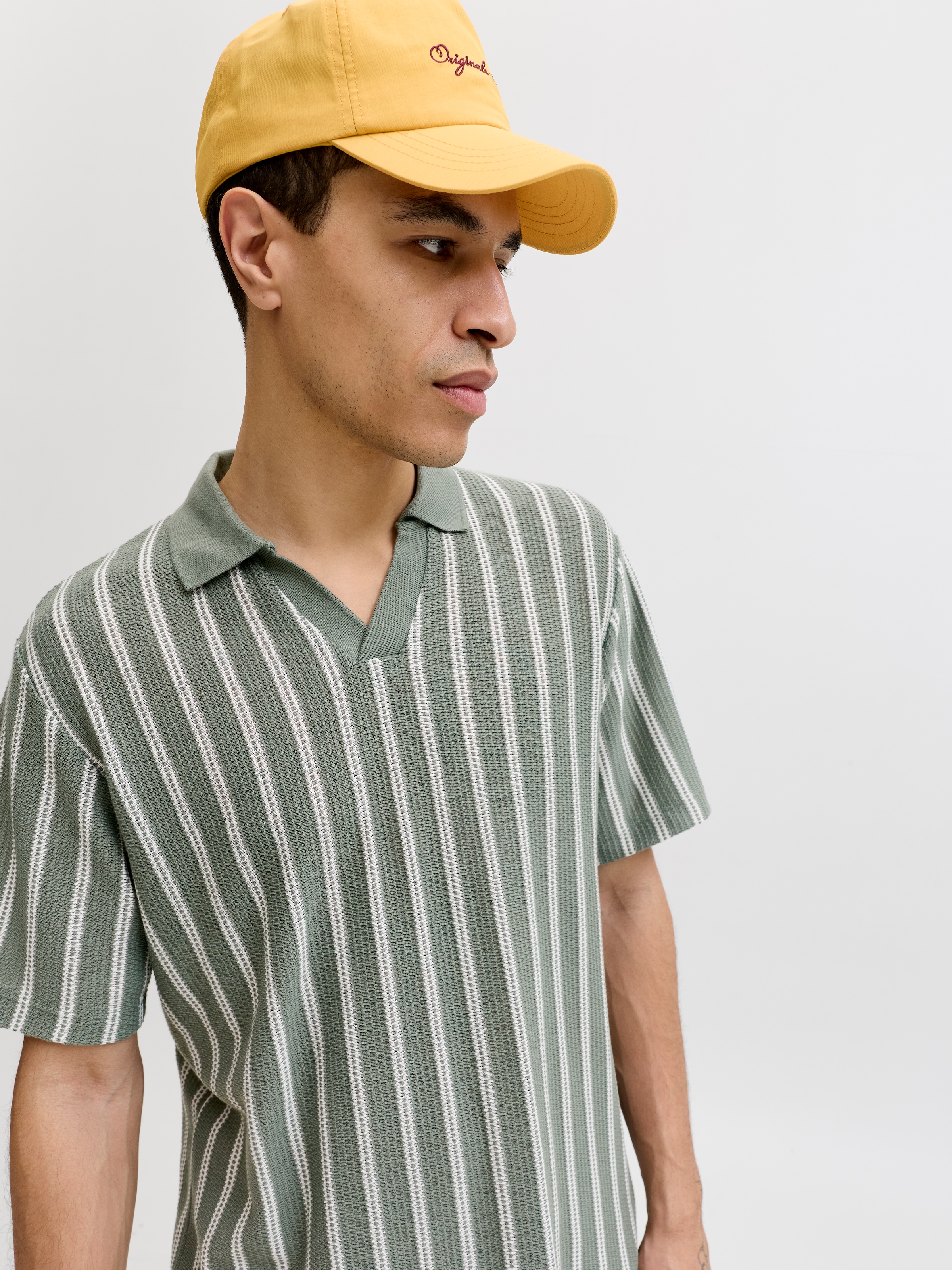 Jack & Jones Poloshirt »JPRBLUHARRY SS SPLIT NECK POLO SN« Baumwollmischung, regular fit