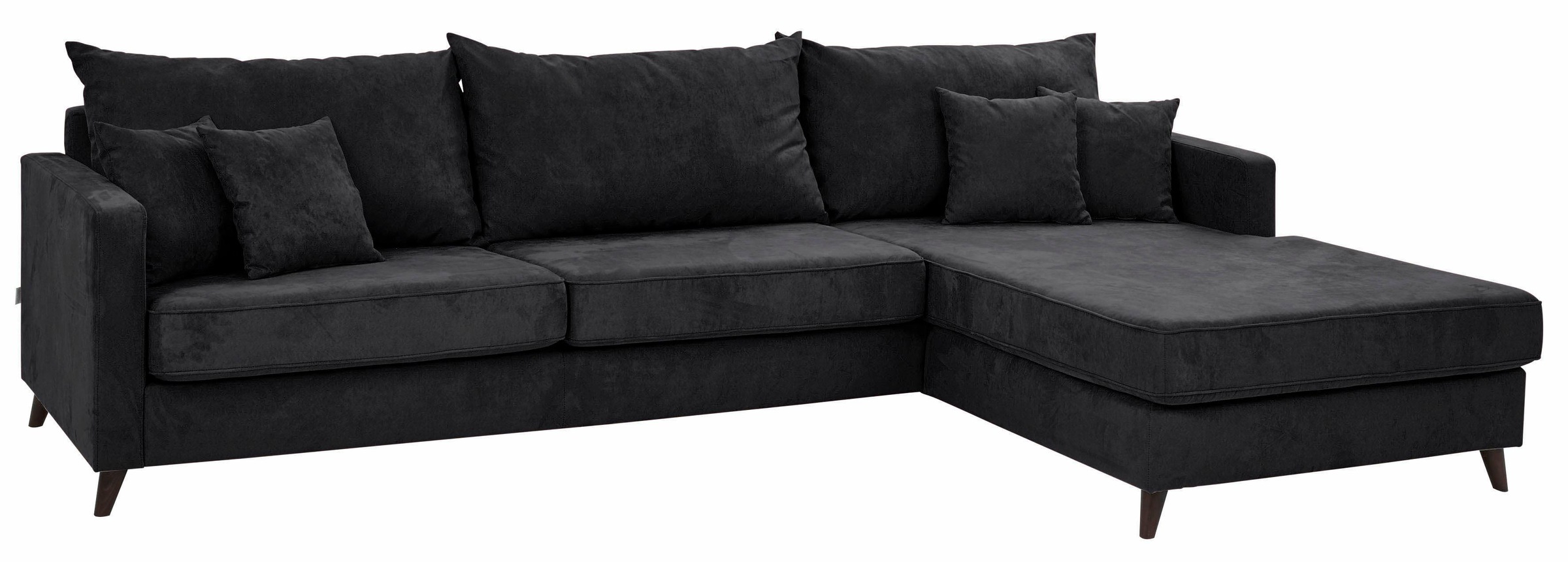 Home affaire Ecksofa "Renesse L-Form", lose Kissen, Keder an Sitzkissen günstig online kaufen