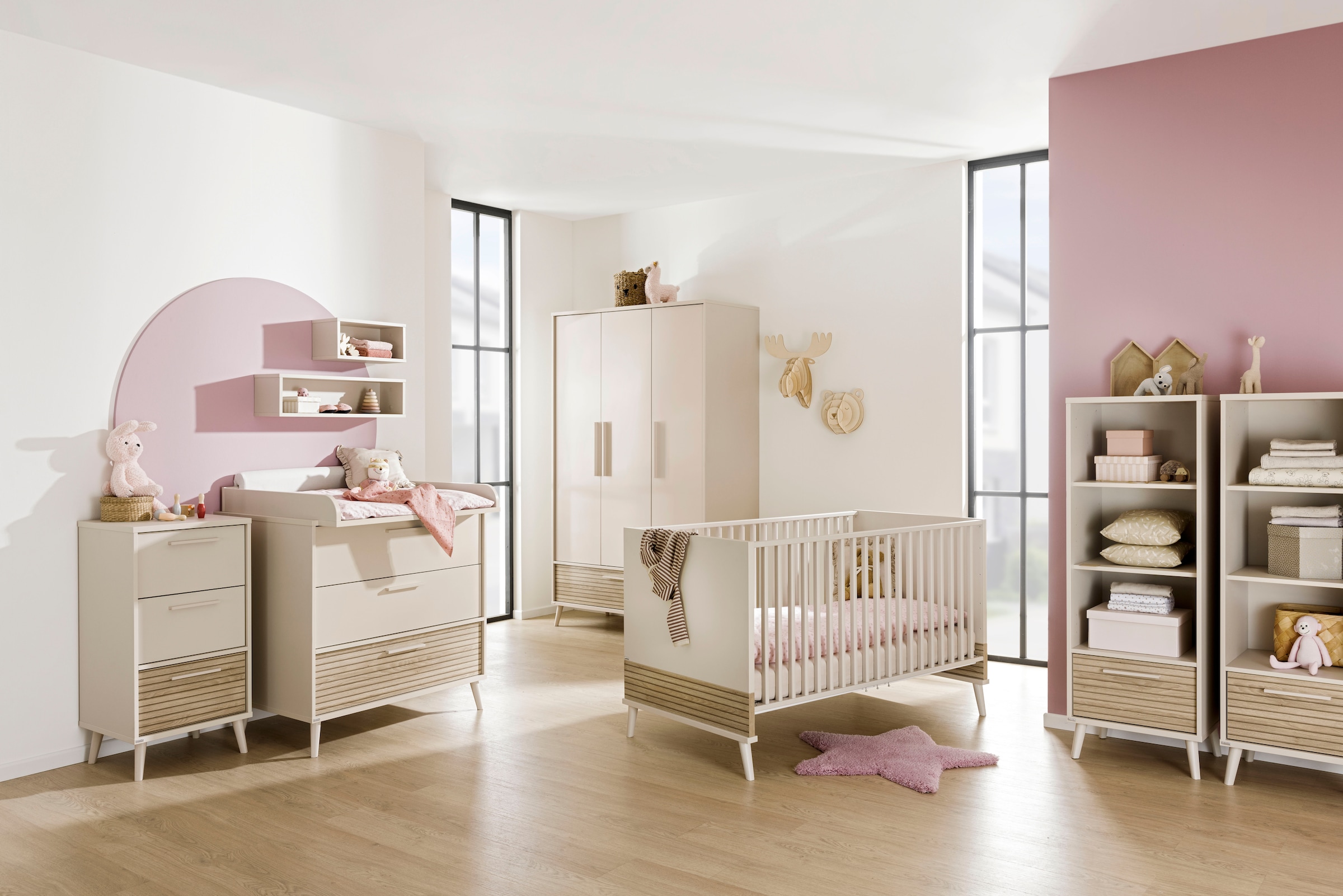 PAIDI Babybett »EEFJE«, mit Comfort-Lattenrost, umbaubar zum Kinderbett