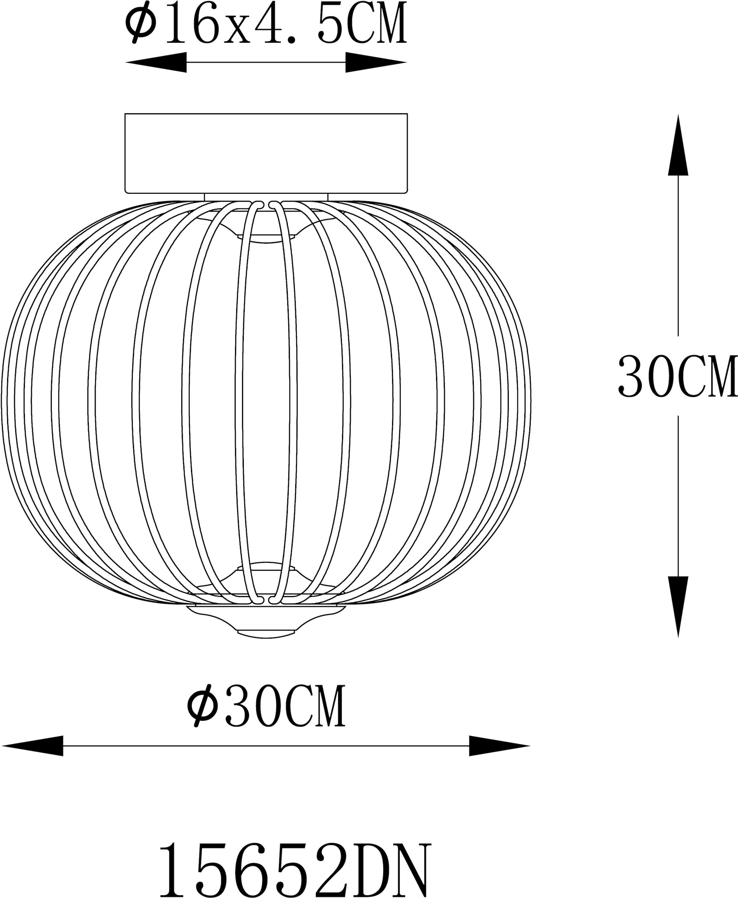 GLOBO LIGHTING Deckenleuchte »GALWAY« LED-Modul 1 Stk. Warmweiß Deckenlampe Metallstäbe 3 Stufen 3000K DM 30cm