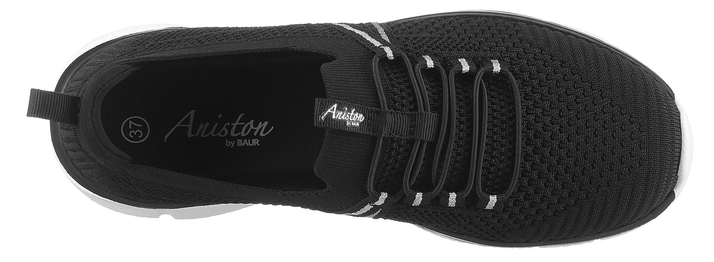 Aniston SHOES Slip-On Sneaker, Freizeitschuh, Halbschuh, Schnürschuh - NEUE KOLLEKTION