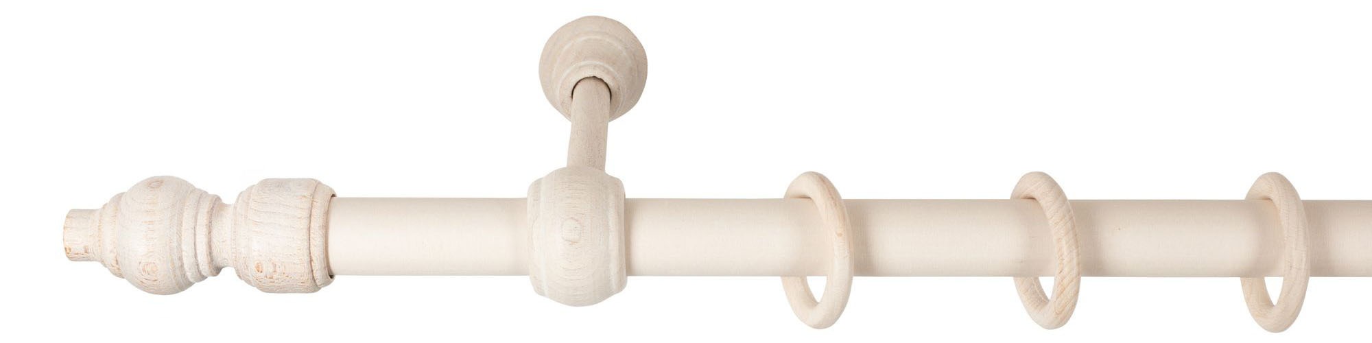 SN DECO GROUP Gardinenstange "Filigrano" 1 läufig-läufig Fixmaß 28 mm, Holz günstig online kaufen