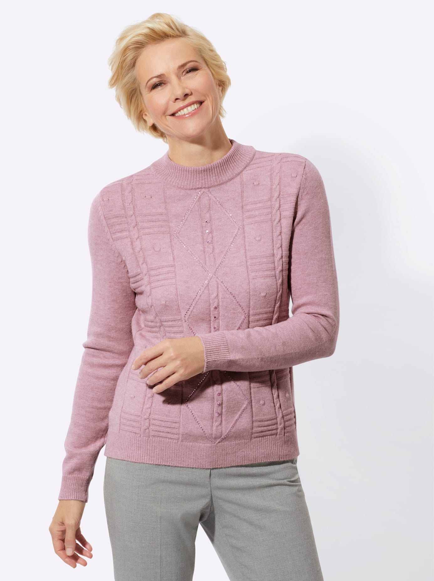 Classic Stehkragenpullover "Pullover" günstig online kaufen