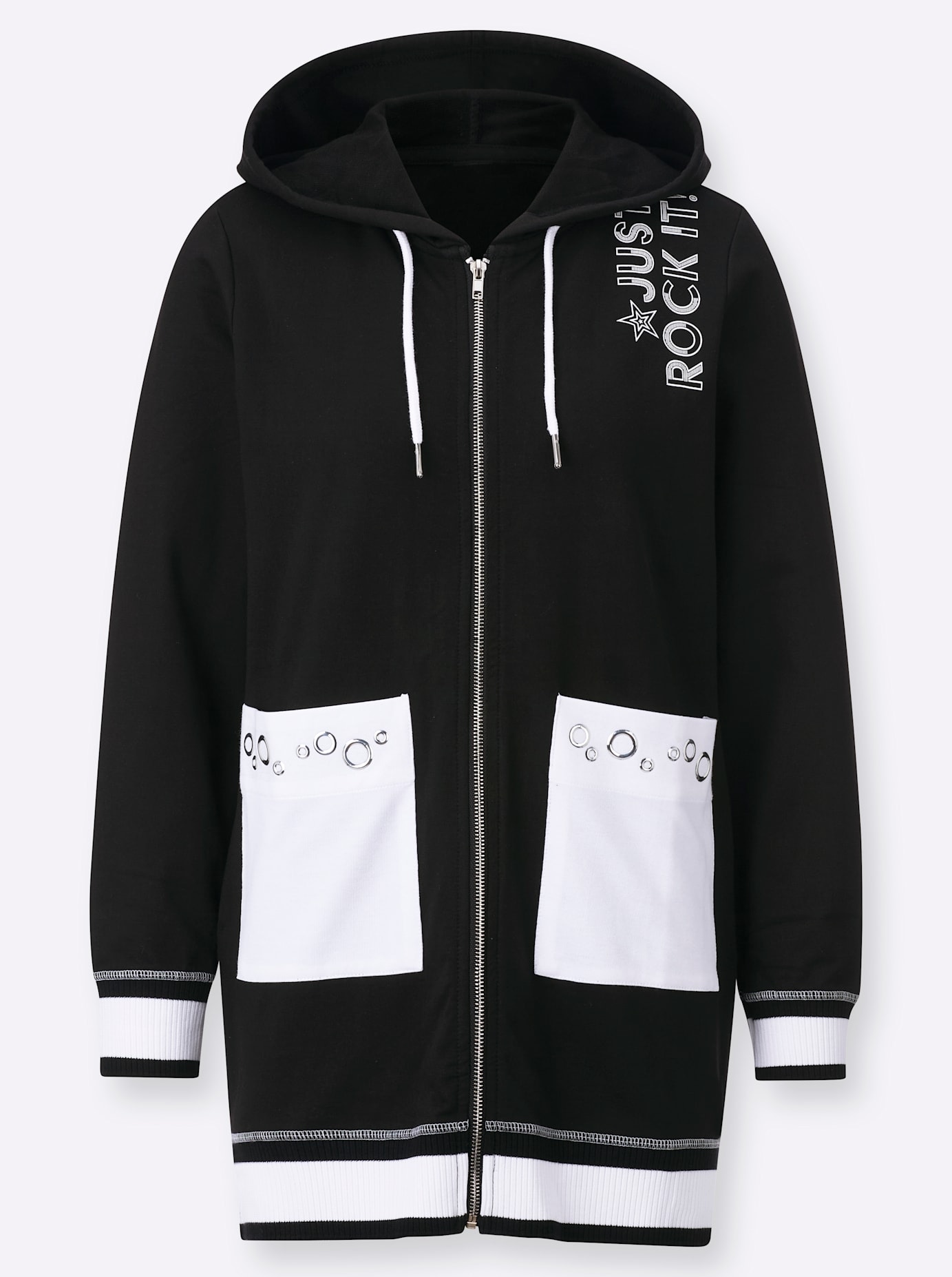 Inspirationen Shirtjacke »Sweatjacke«, (1 tlg.)