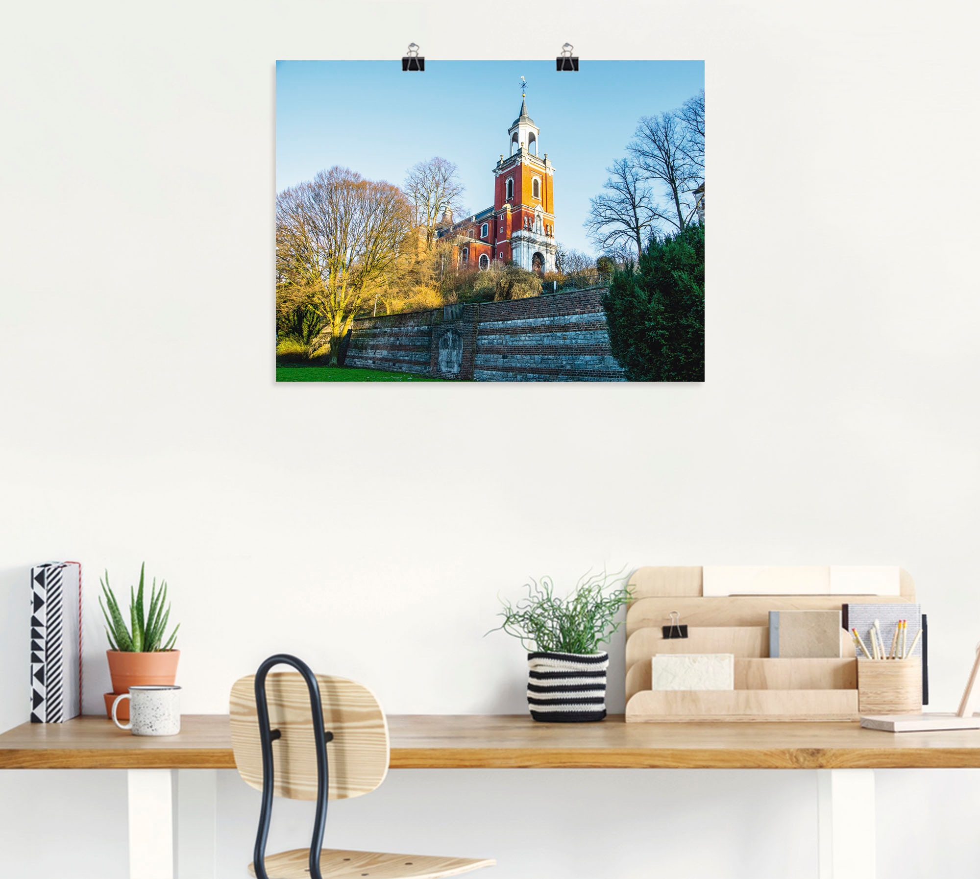 Artland Wandbild »St. Michael in Aachen-Burtscheid«, Deutschland, (1 St.), als Alubild, Leinwandbild, Wandaufkleber oder Poster in versch. Größen