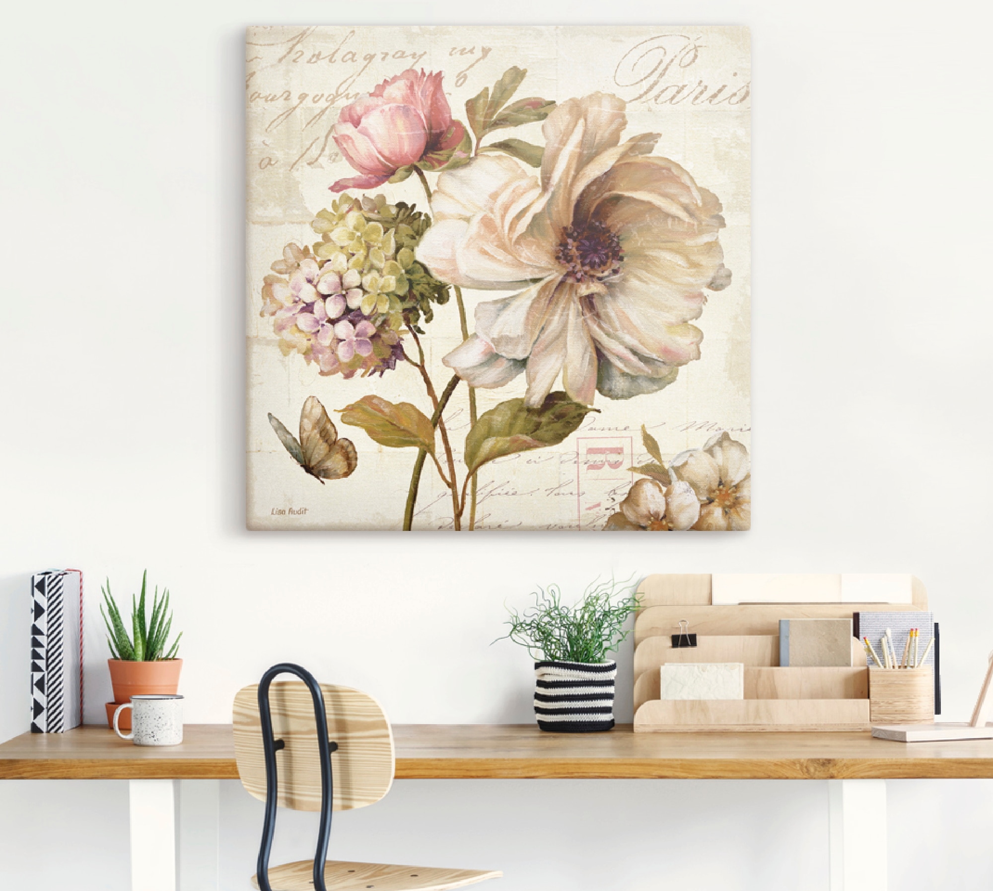 Artland Wandbild »Blumen II«, Blumen, (1 St.), als Leinwandbild, Poster, Wandaufkleber in verschied. Größen