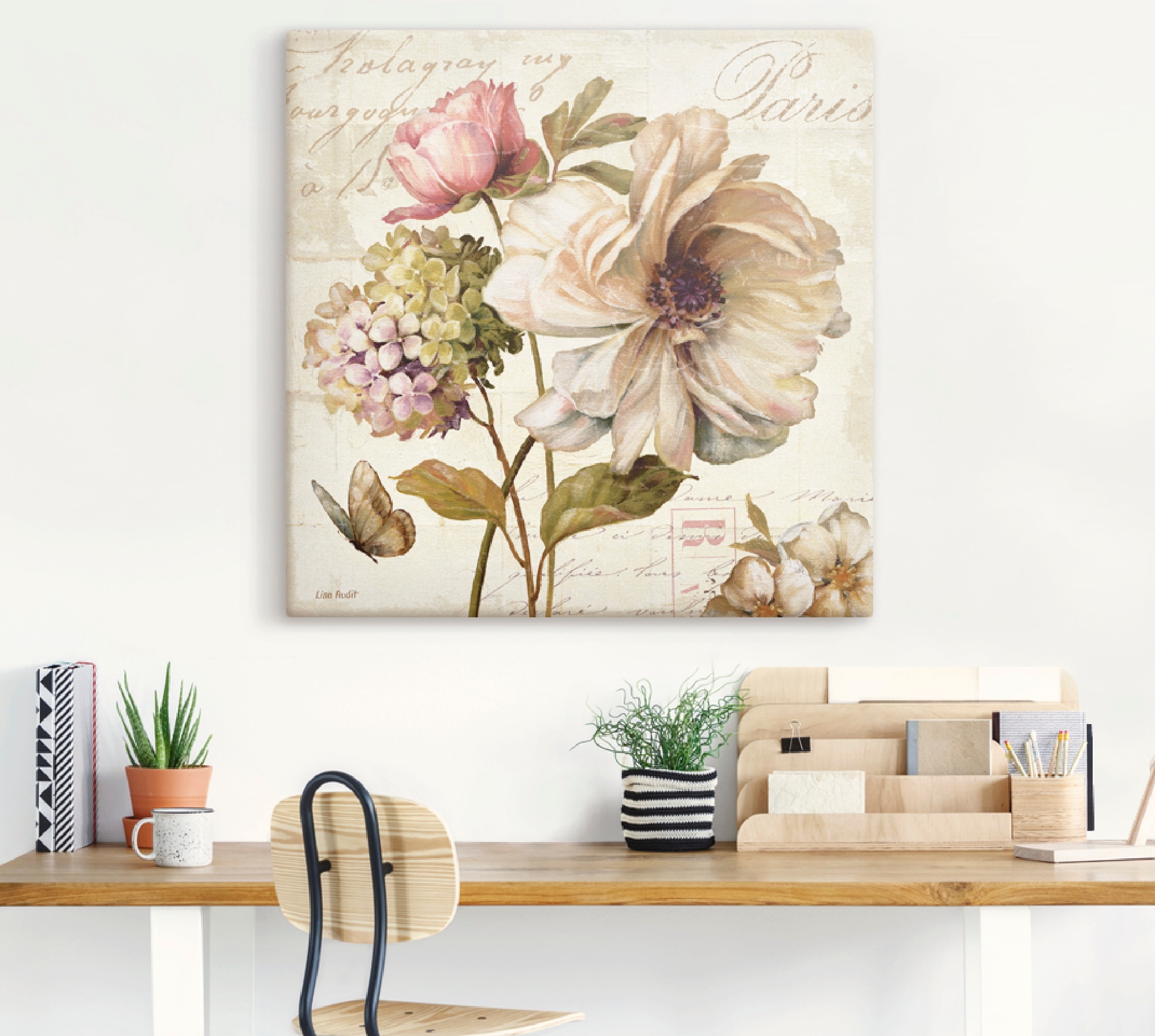 Artland Wandbild "Blumen II", Blumen, (1 St.), als Leinwandbild, Poster, Wa günstig online kaufen