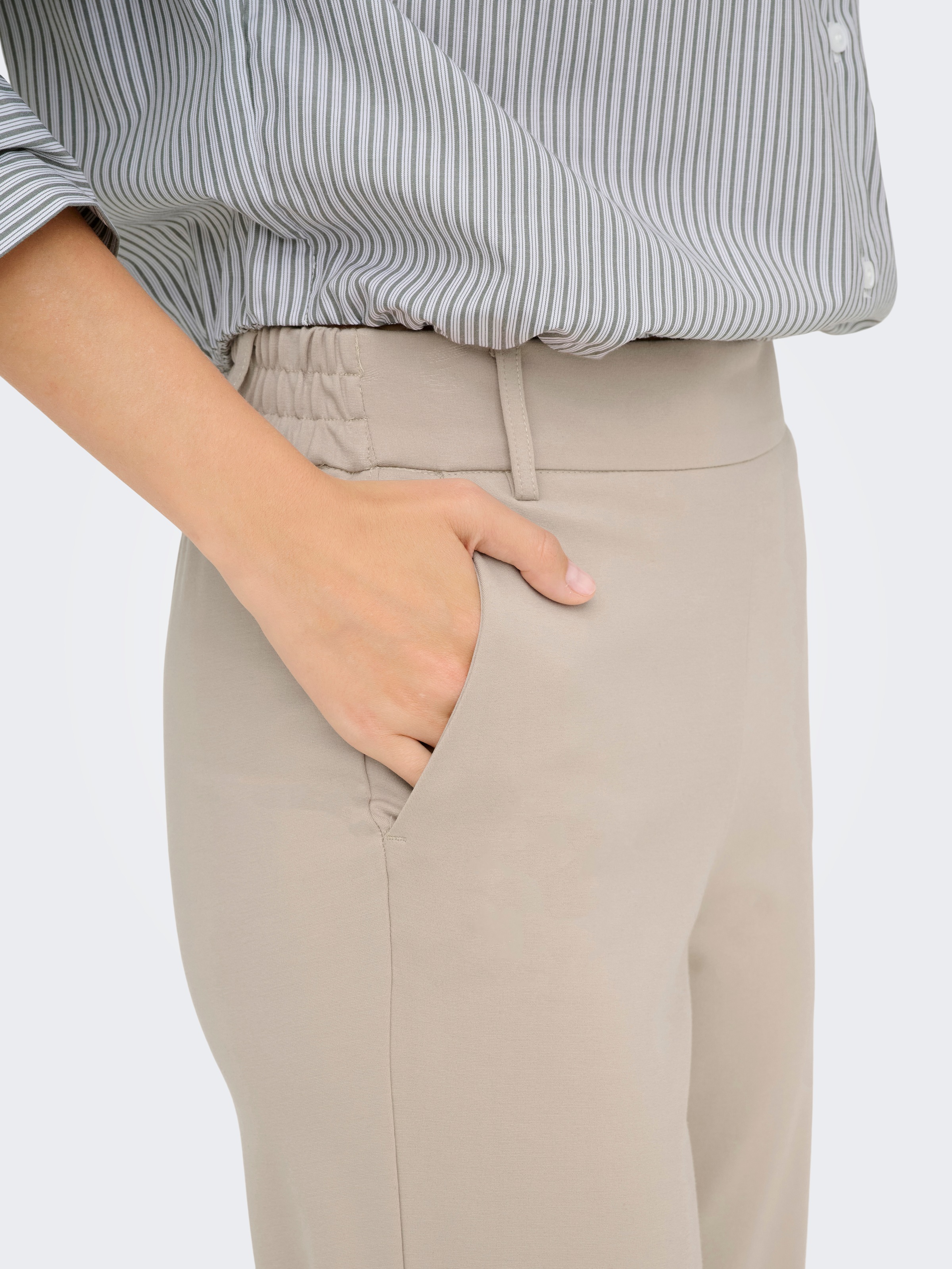 ONLY Anzughose "ONLPOPTRASH LIFE MW STRAIGHT PANT PNT" Viskosemischung günstig online kaufen