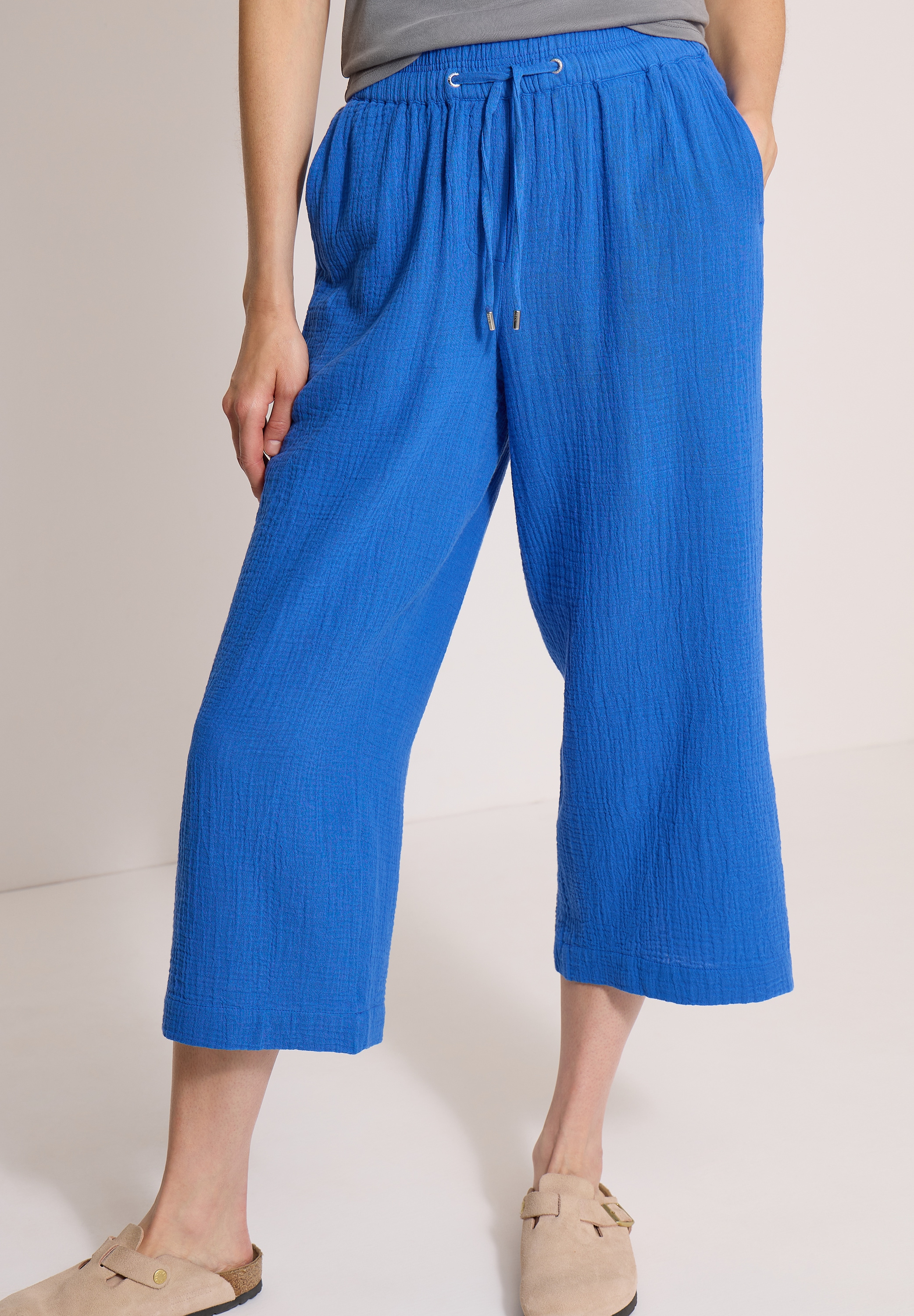 Cecil Stoffhose High Waist