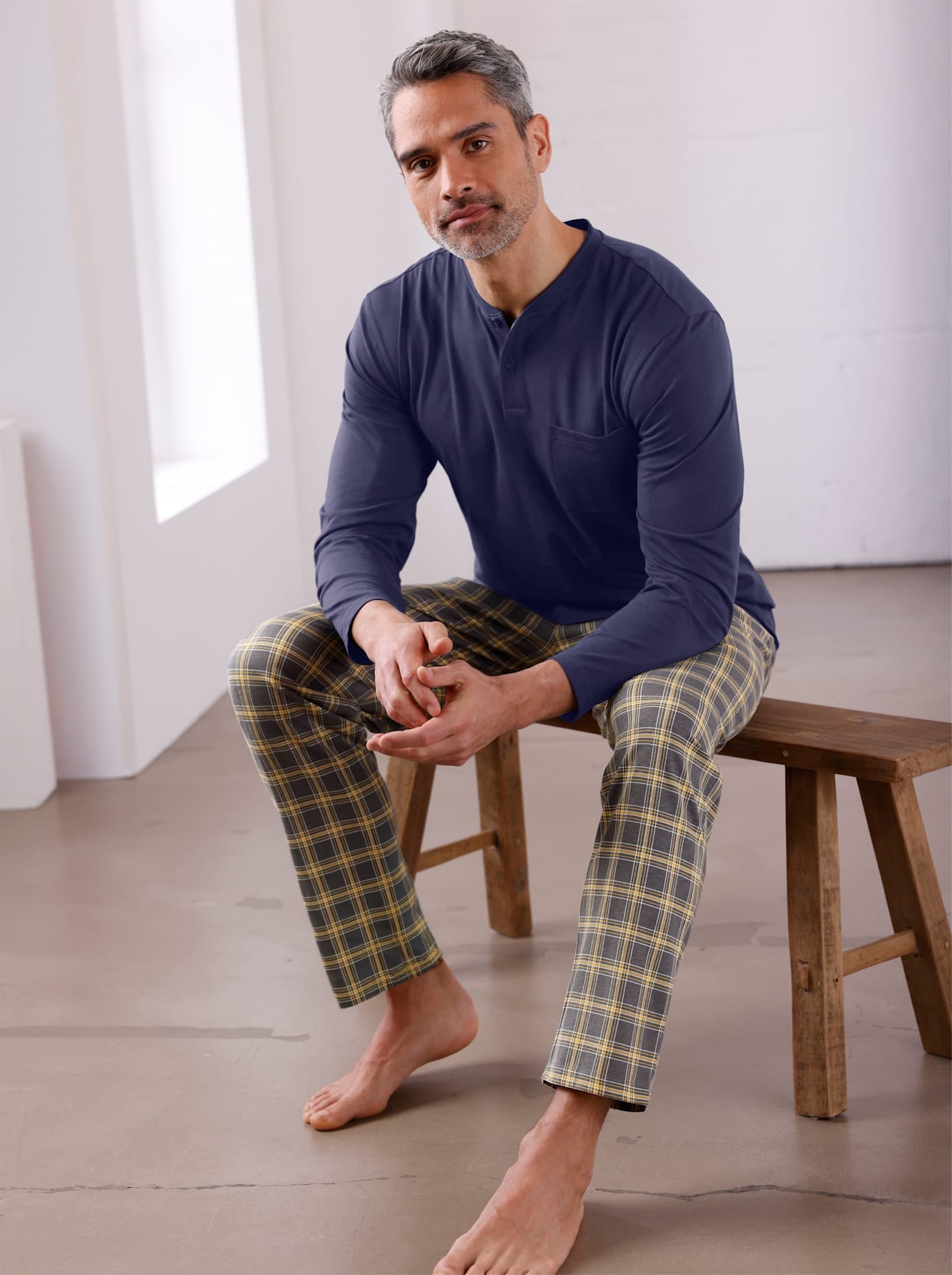 Langarmshirt "Schlafanzug-Shirt", 1 Stk. günstig online kaufen