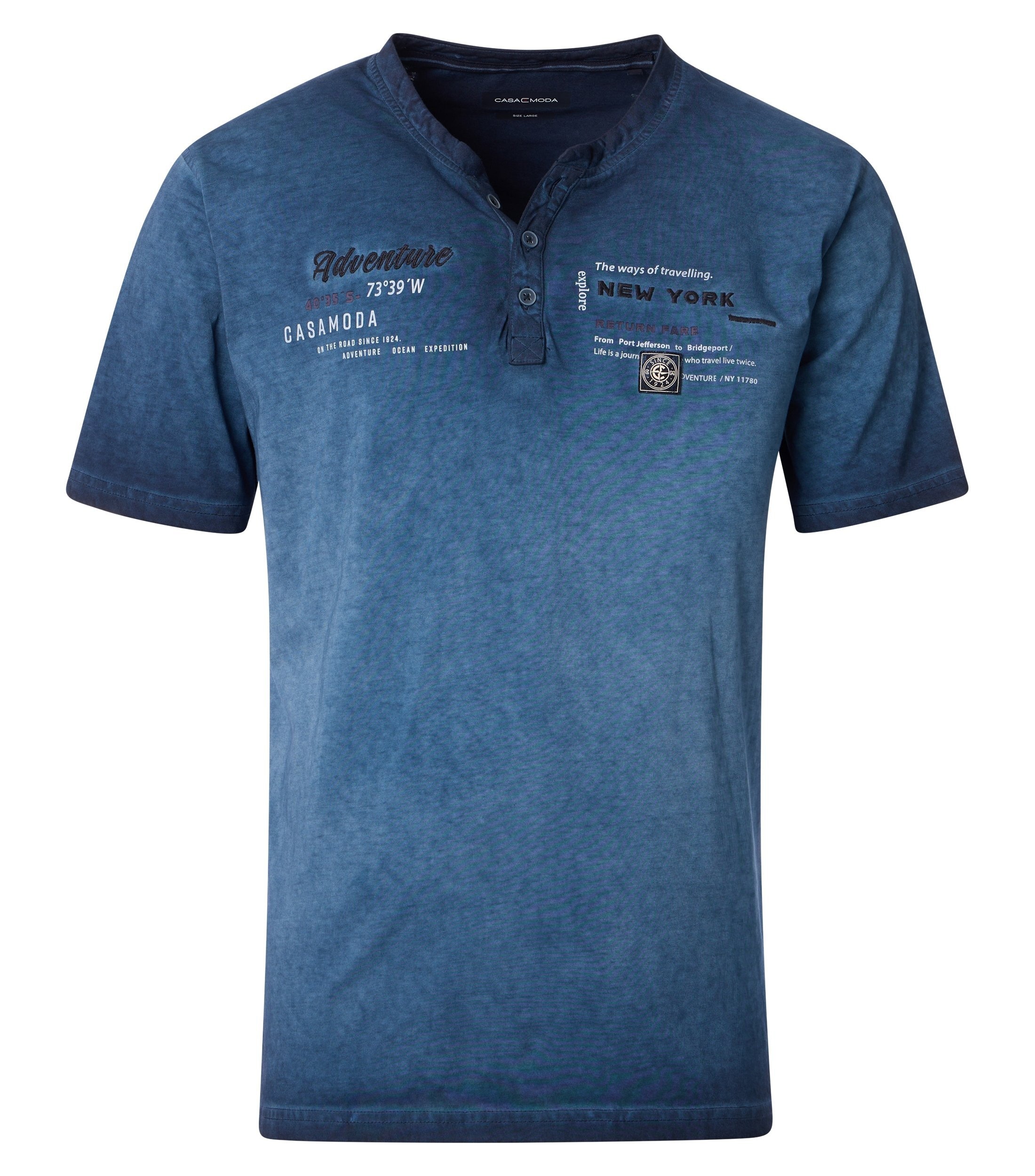 CASAMODA Henleyshirt "CASAMODA Henley uni" günstig online kaufen