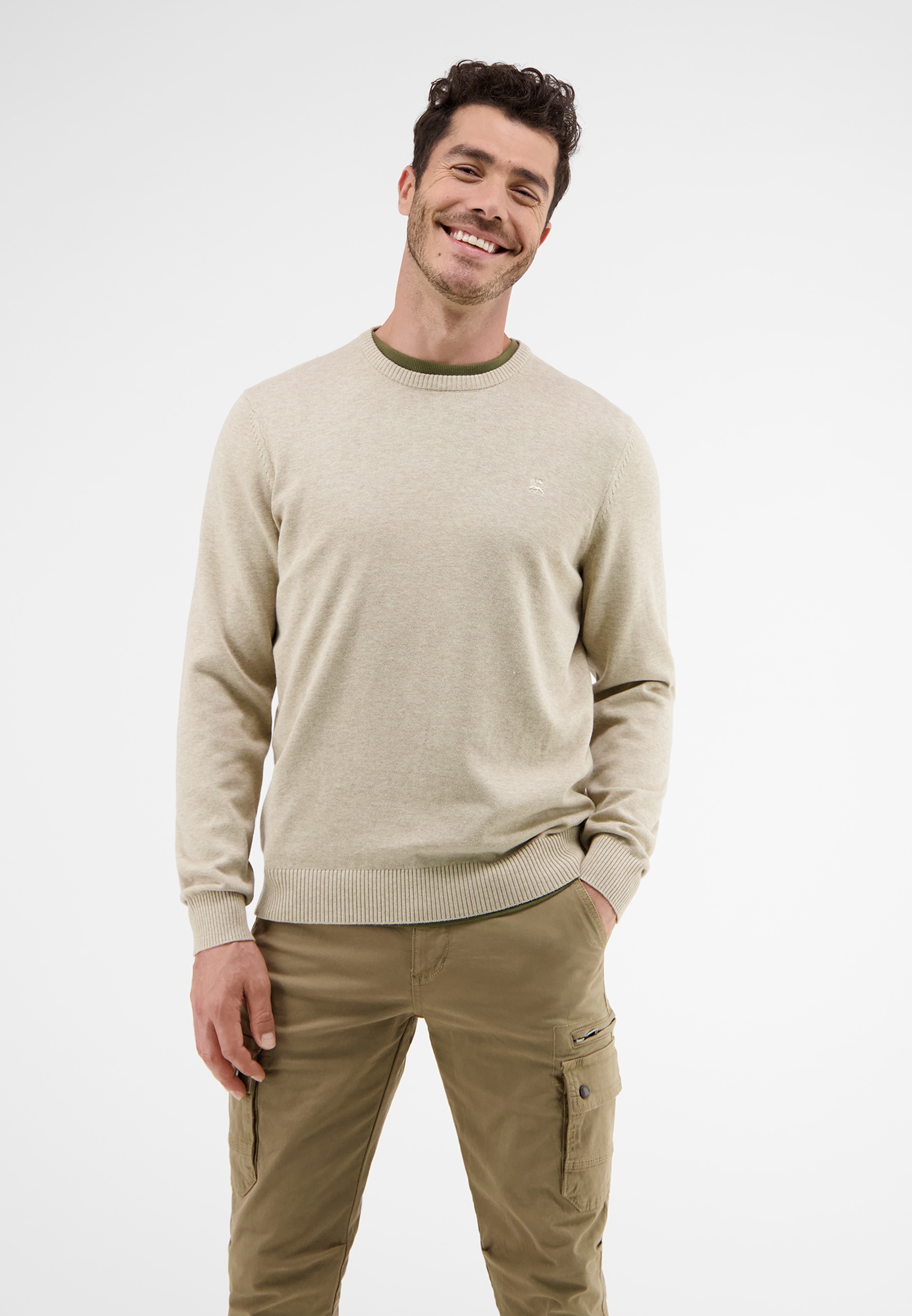 LERROS Strickpullover "LERROS Basic Strickpullover"