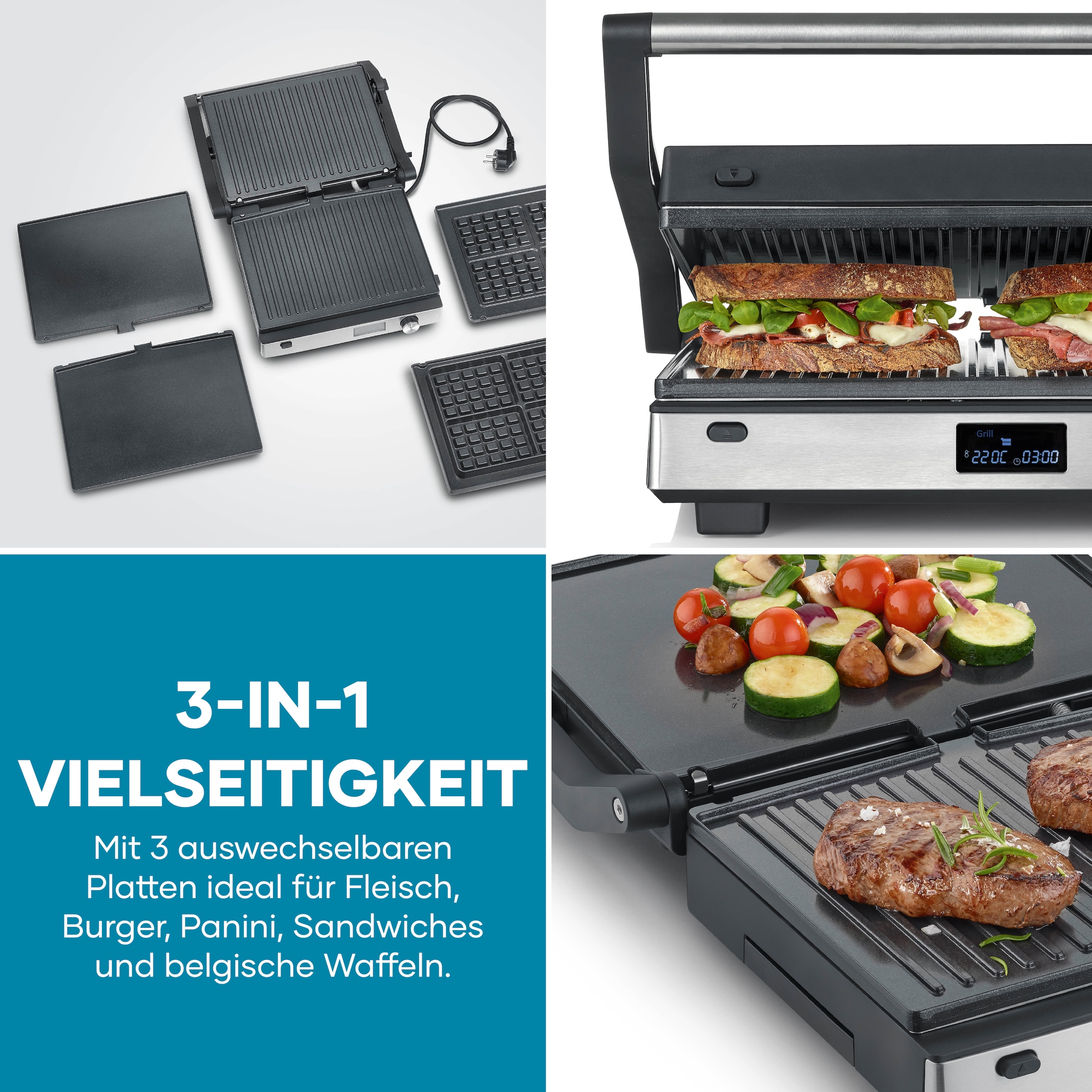 Severin Kontaktgrill »KG 2380« 2000 W