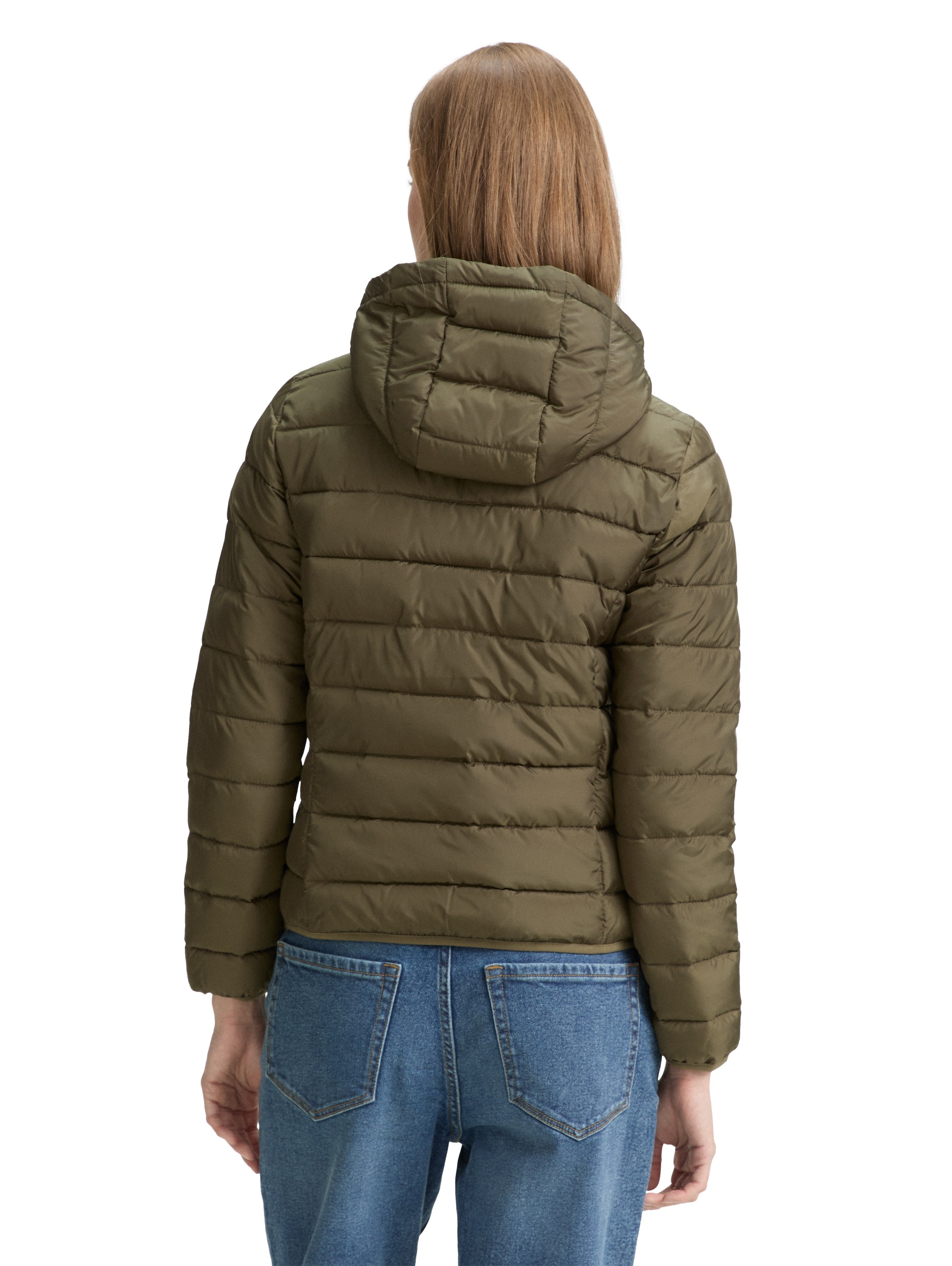 TOM TAILOR Denim Steppjacke, mit Kapuze, mit Kapuze günstig online kaufen
