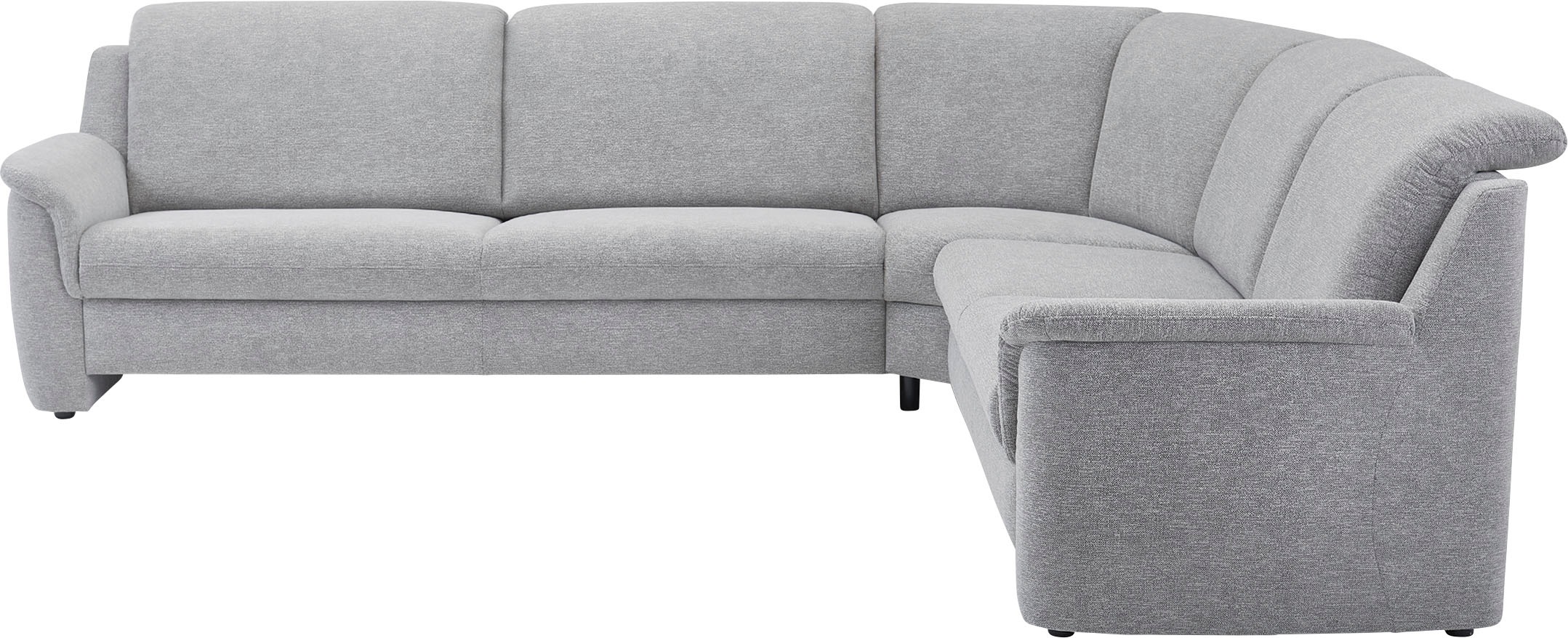 VILLA BECK Ecksofa »Garda L-Form«, (4 St.), inklusive Kopfteilverstellung, Stellmaß 277x245cm