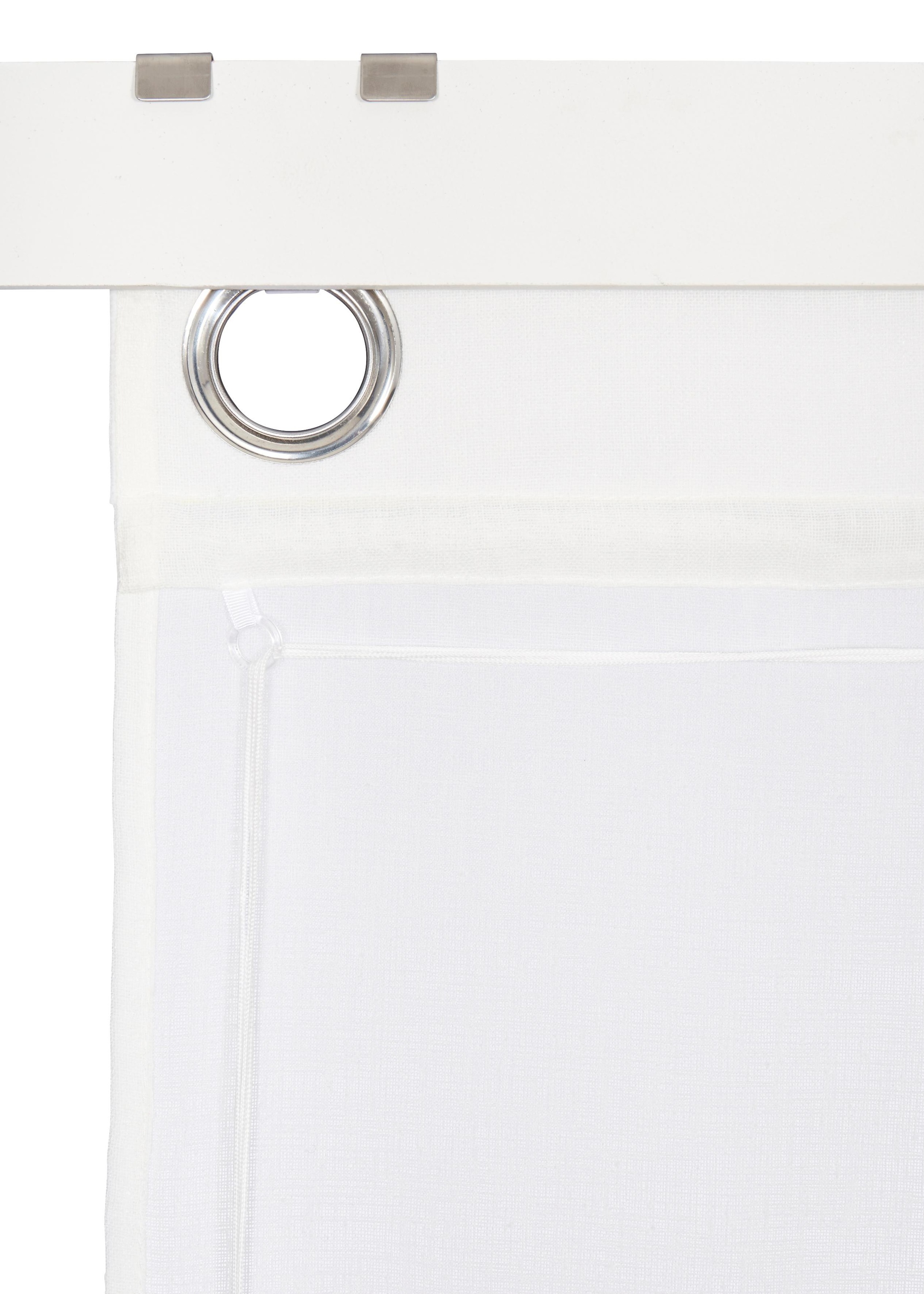 Thumbnail - OTTO home Raffrollo "Fiete" mit Hakenaufhängung Leinen Optik, halbtransparent, monochrom, basic