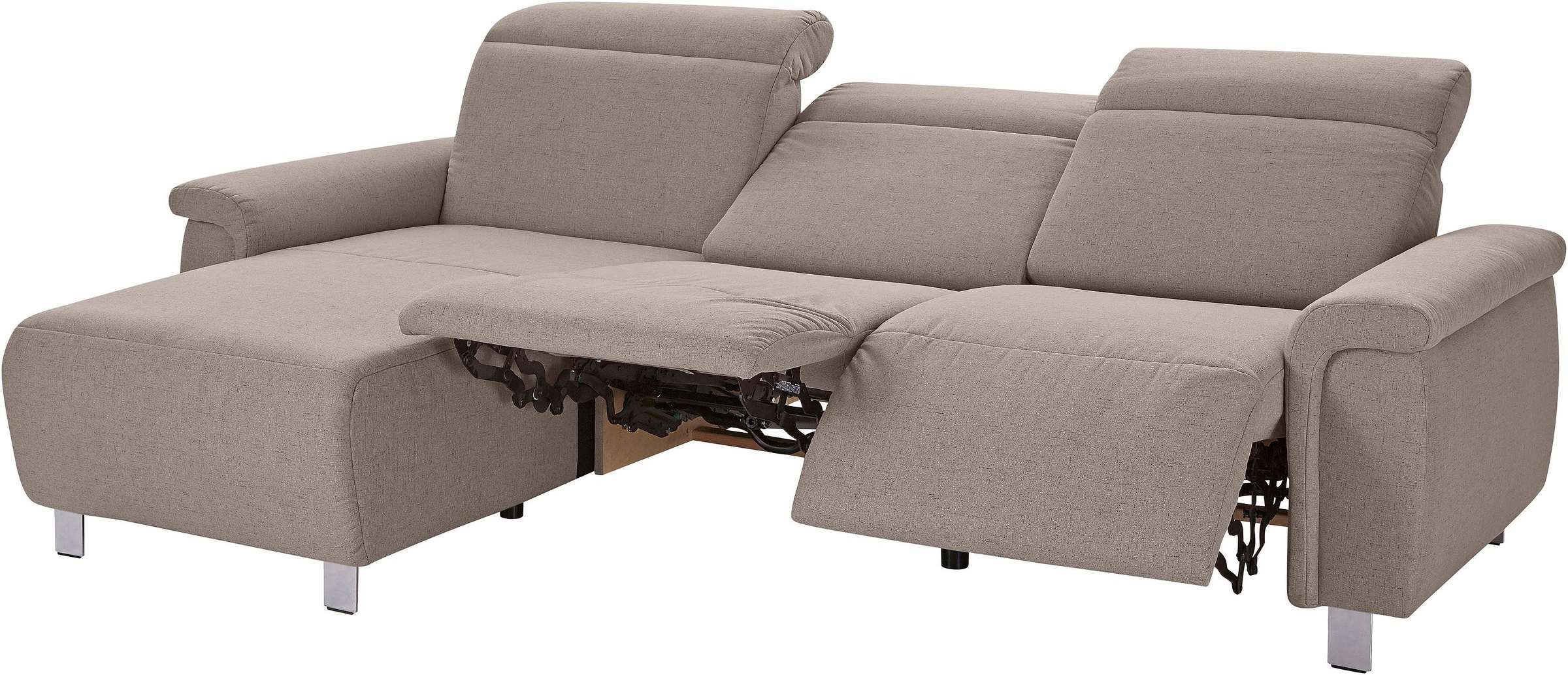 sit&more Ecksofa »Township L-Form«, wahlweise mit elektrischer Wallfree-Funktion