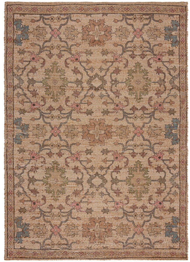FLAIR RUGS Teppich »Celine Jute«, rechteckig, 1 mm Höhe, Chenille-Jutemischung Teppich