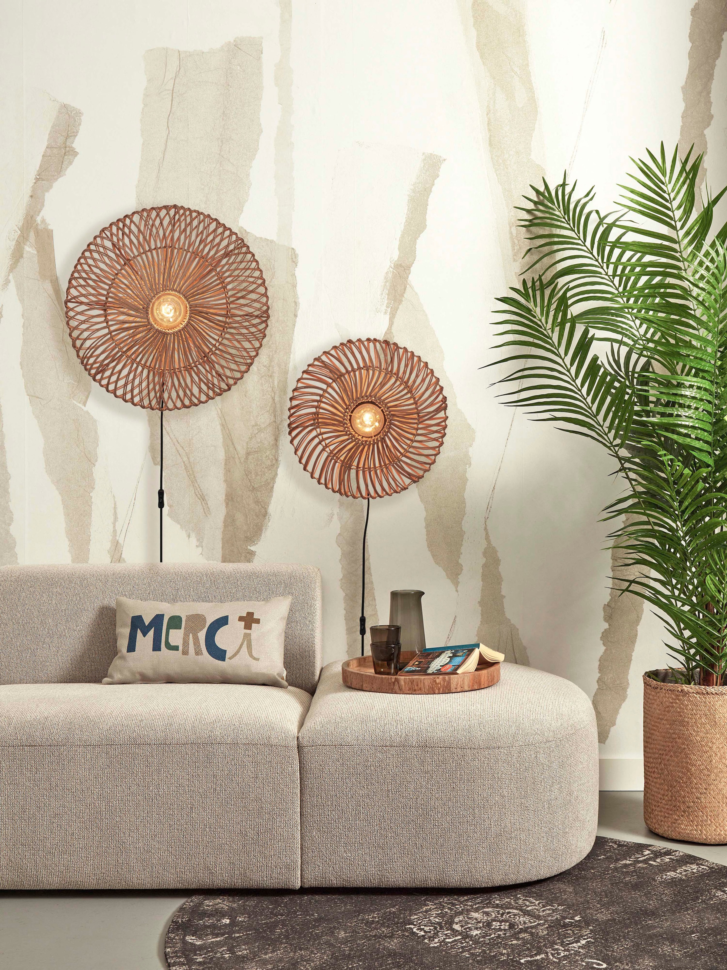 GOOD&MOJO Wandleuchte »ZANZIBAR«, 1 flammig, Leuchtmittel E27 | ohne Leuchtmittel