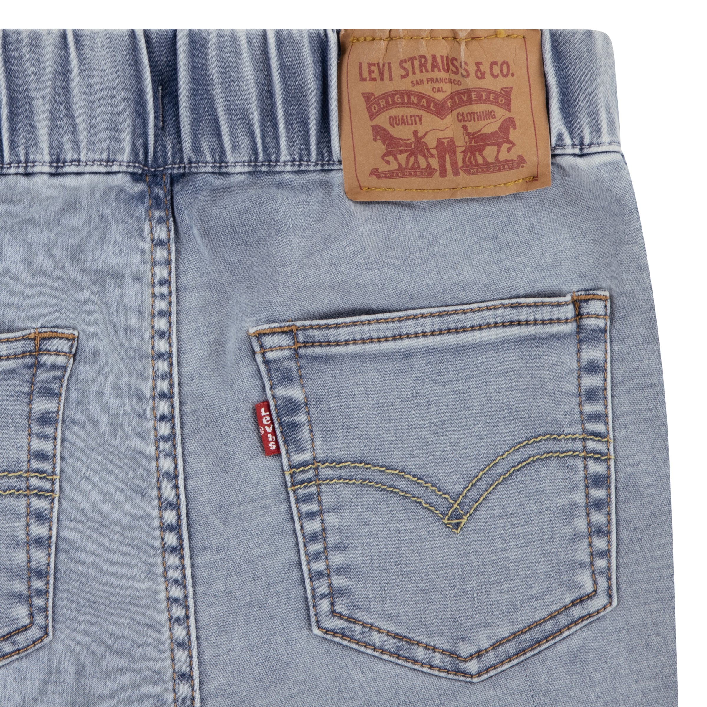 Levi's® Kids Jeansbermudas »LVB SKINNY FIT DOBBY SHORT«, for BOYS