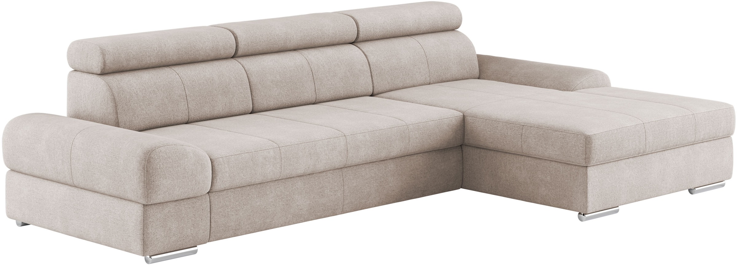 Thumbnail - sit&more Ecksofa "Broadway L-Form", inklusive Kopfteilverstellung, wahlweise mit Bettfunktion