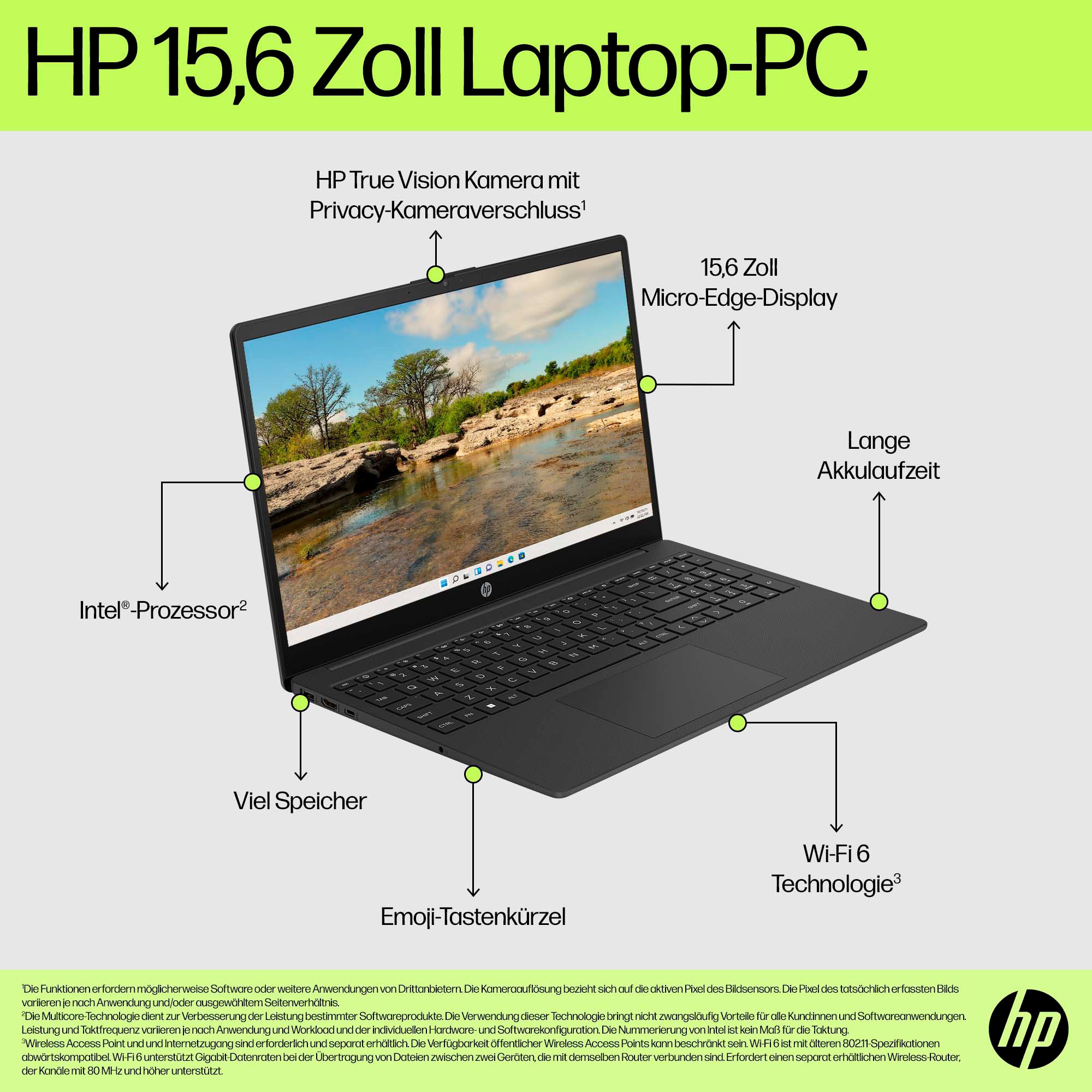 HP Notebook »15-fd0216ng«, 39,6 cm, / 15,6 Zoll, Intel, UHD Graphics