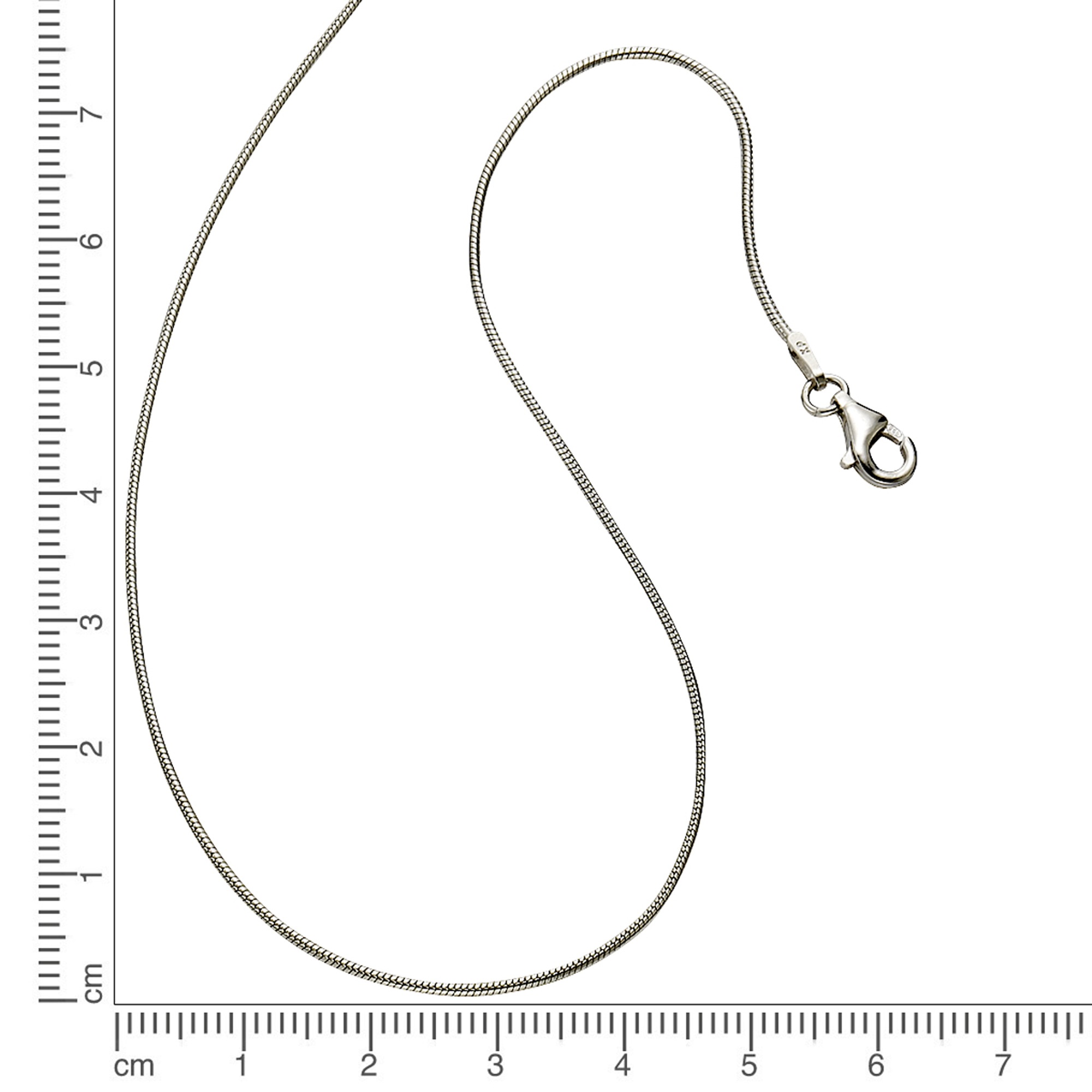 Zeeme Collierkettchen »925/- Sterling Silber 42+5cm lang«