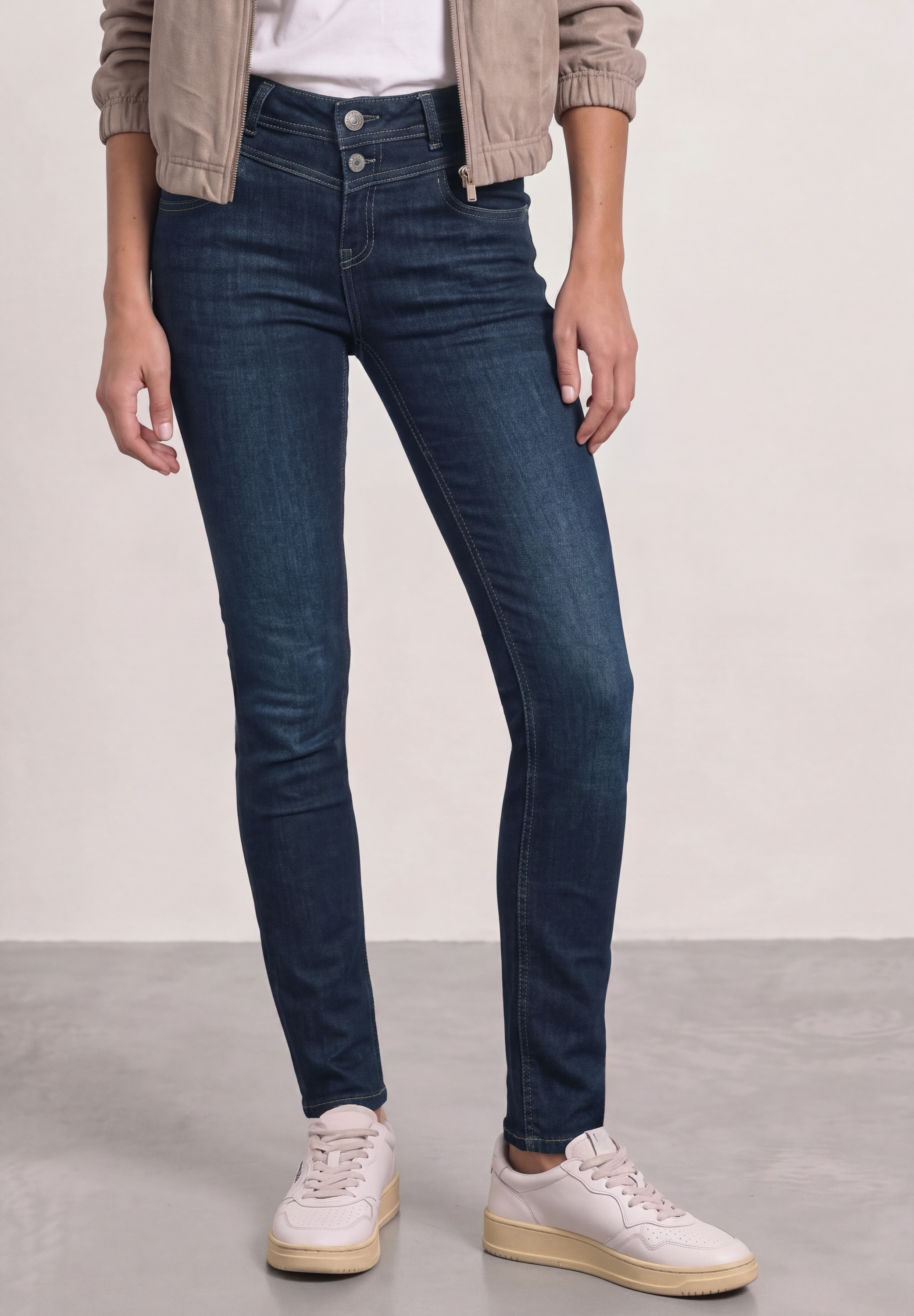 STREET ONE Comfort-fit-Jeans Middle Waist