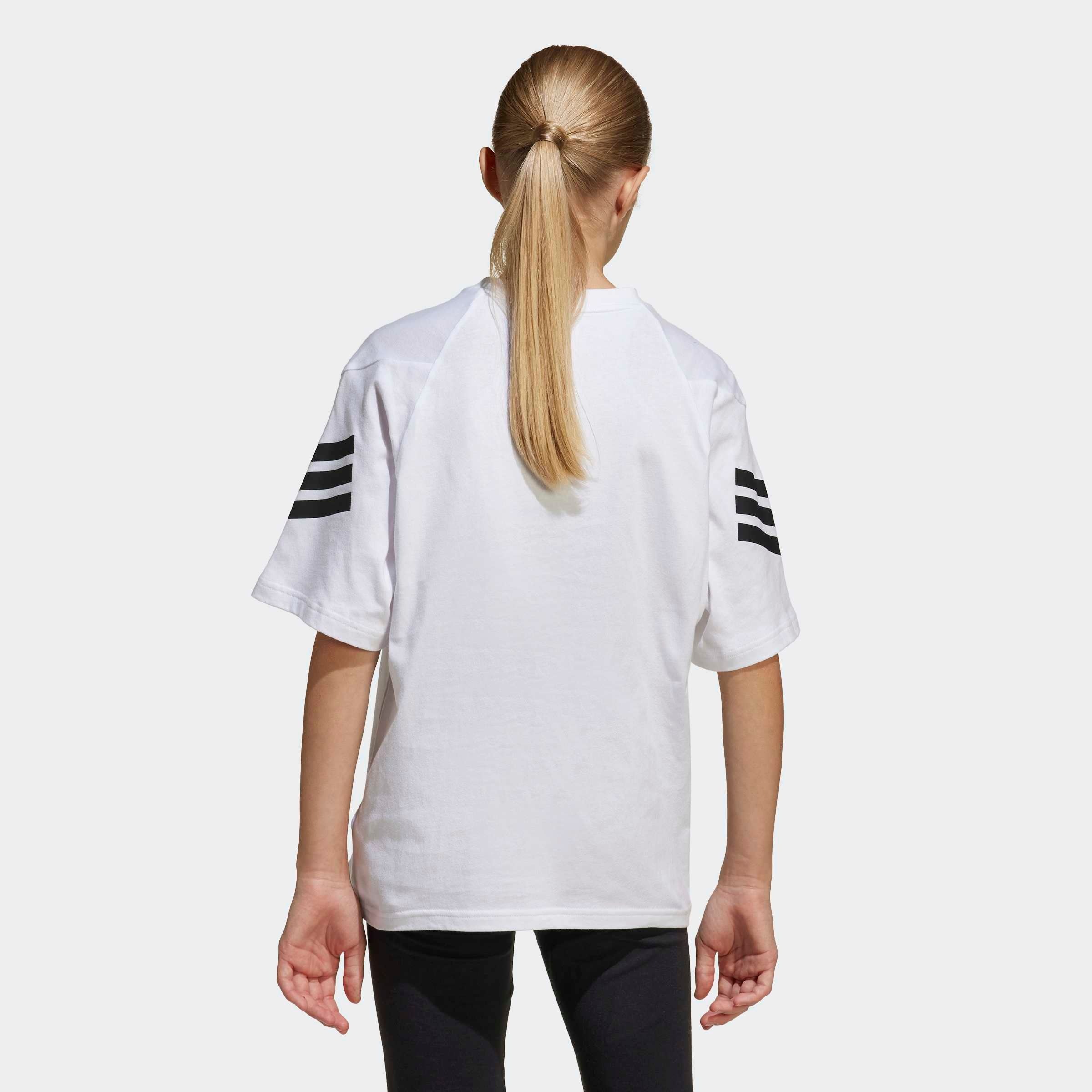 adidas Sportswear »FUTURE ICONS 3-STREIFEN KIDS« lockerer Schnitt, sportlicher Stil, Rundhalsausschnitt