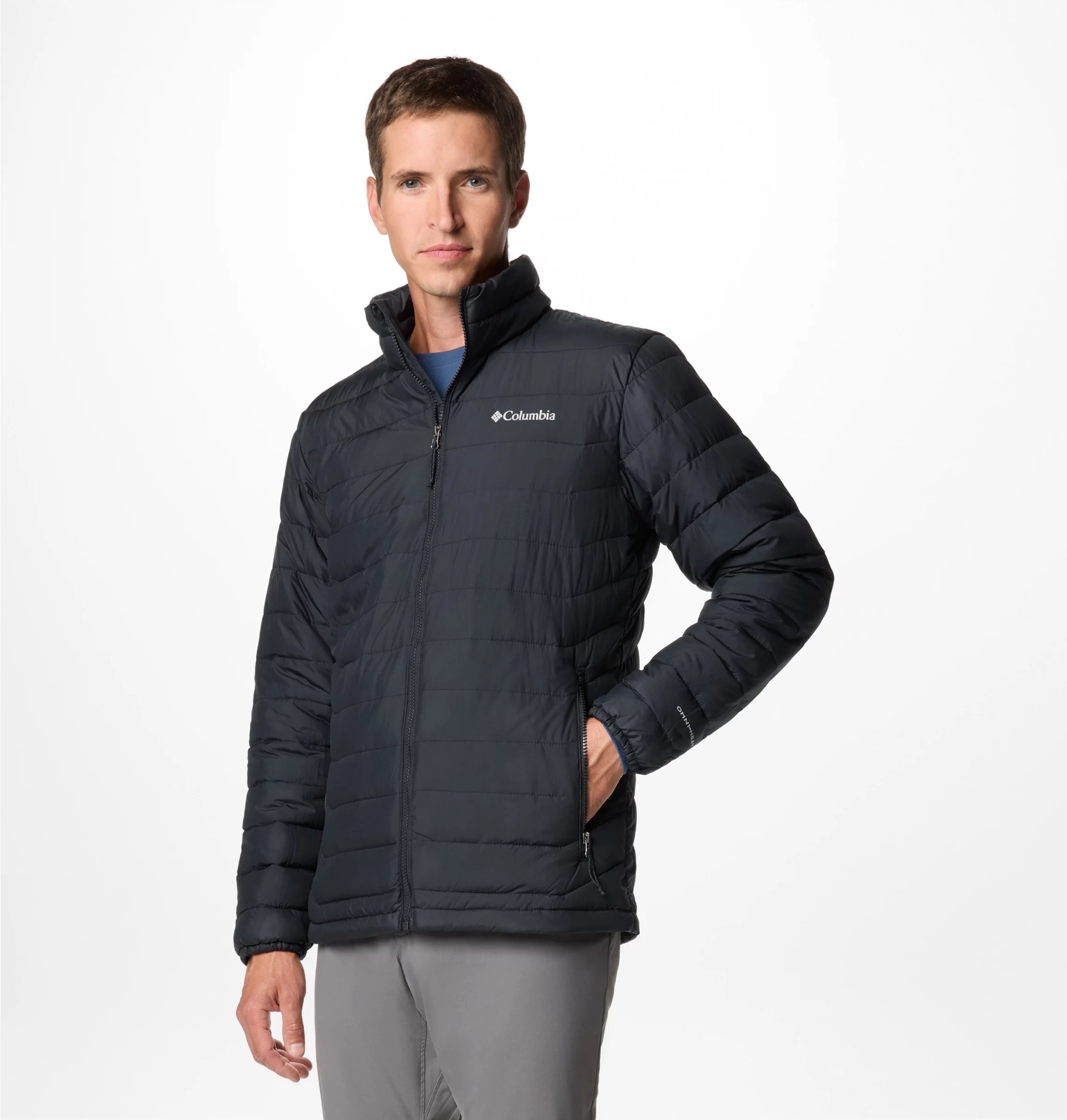 Columbia Steppjacke »POWDER LITE II JACKET«, (1 St.), mit Kapuze