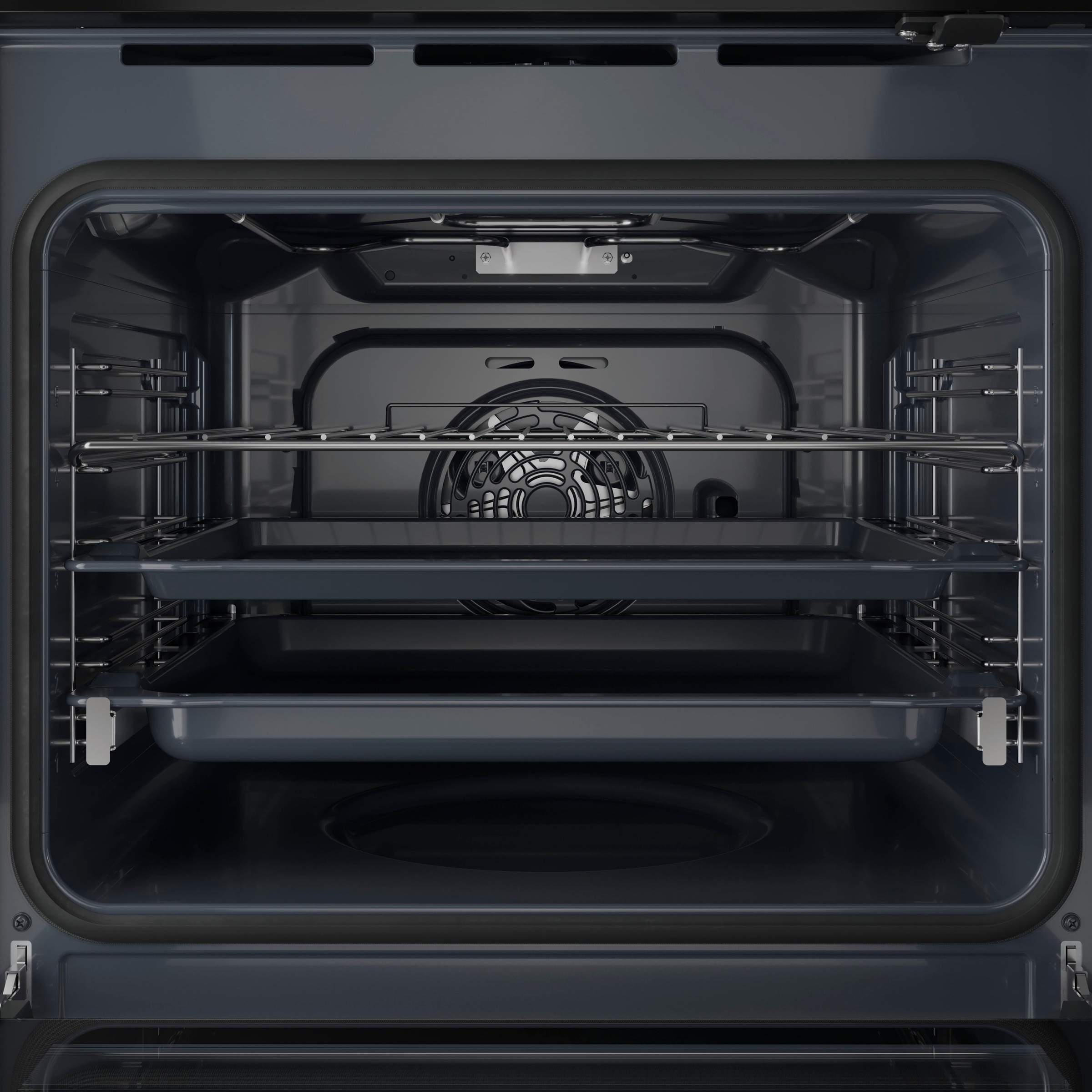 Privileg Backofen-Set »PBA2S85HU1K«, (Set, 2 St.), Schonendes Garen dank des Turn&Go Dampfprogrammes für beste Ergebnisse
