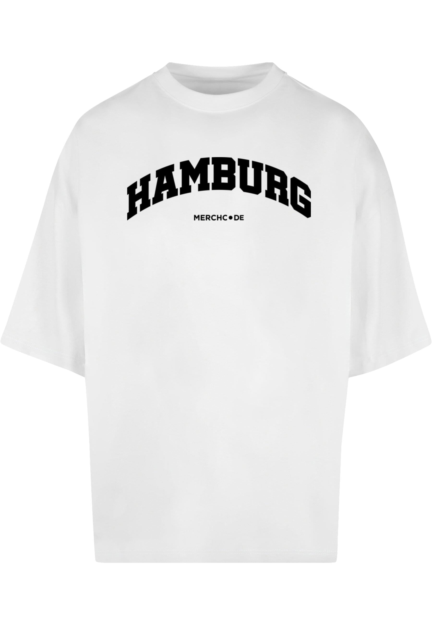 Merchcode T-Shirt "Merchcode Herren Hamburg Wording - Huge Tee" 1 Stk. tlg. günstig online kaufen
