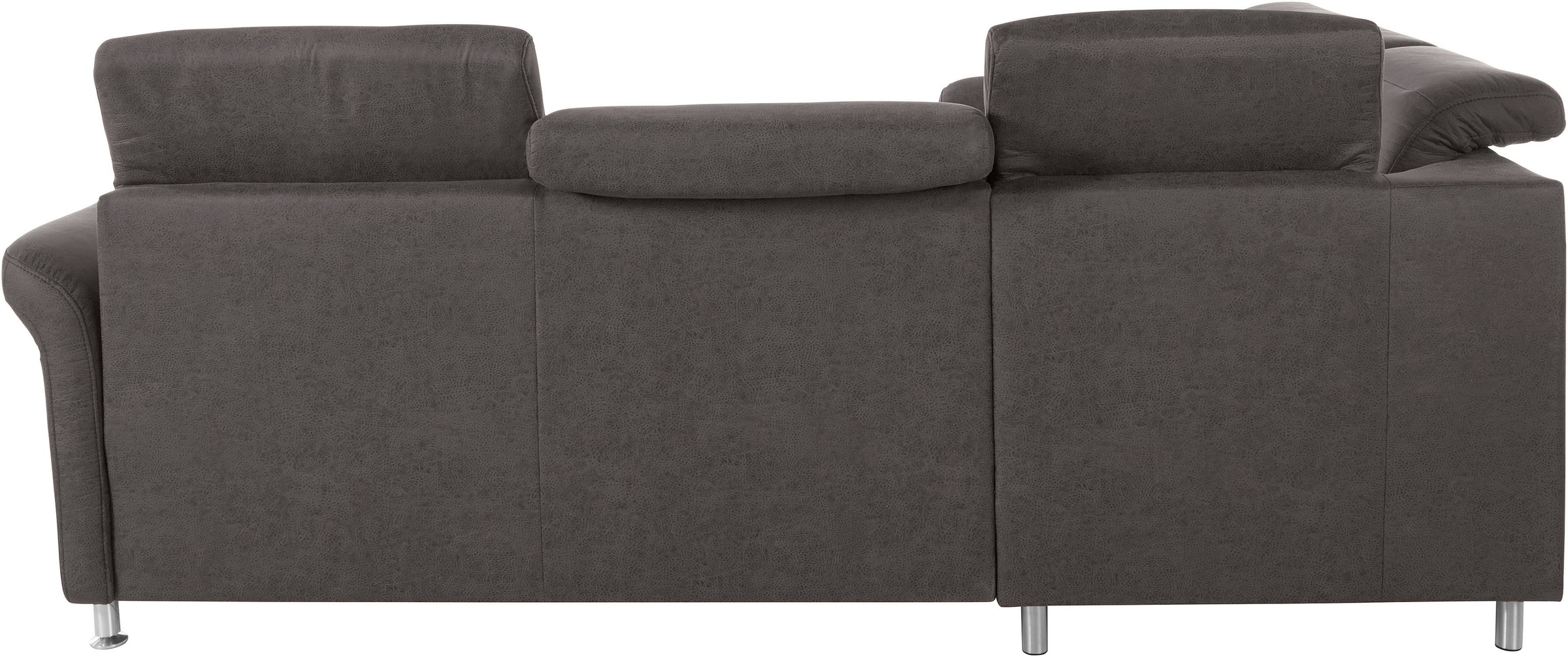 sit&more Ecksofa »Darwin L-Form«, inklusive Federkern, wahlweise mit Kopfteilverstellung, Bettfunktion