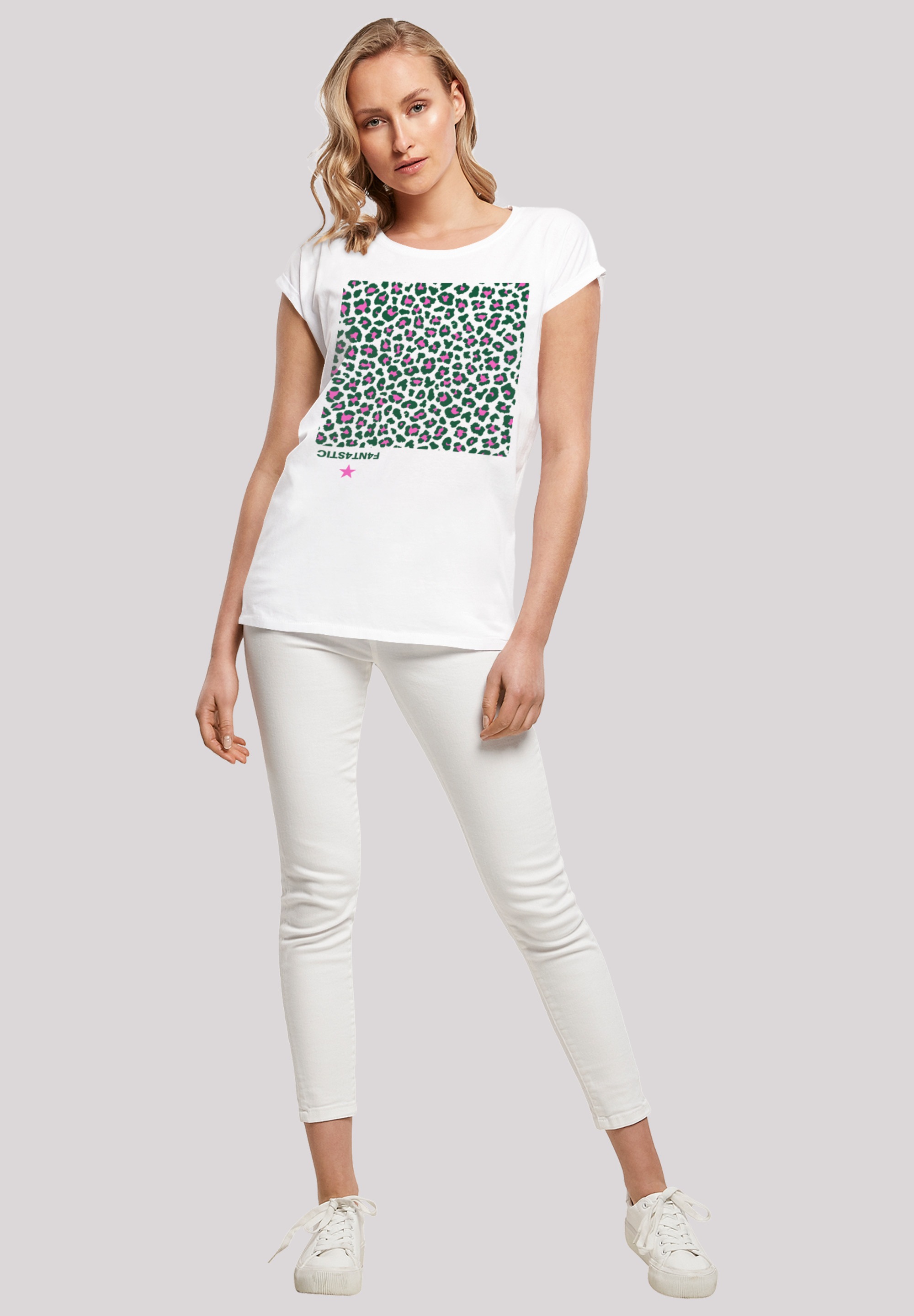 F4NT4STIC T-Shirt »Leo Grün«, Print