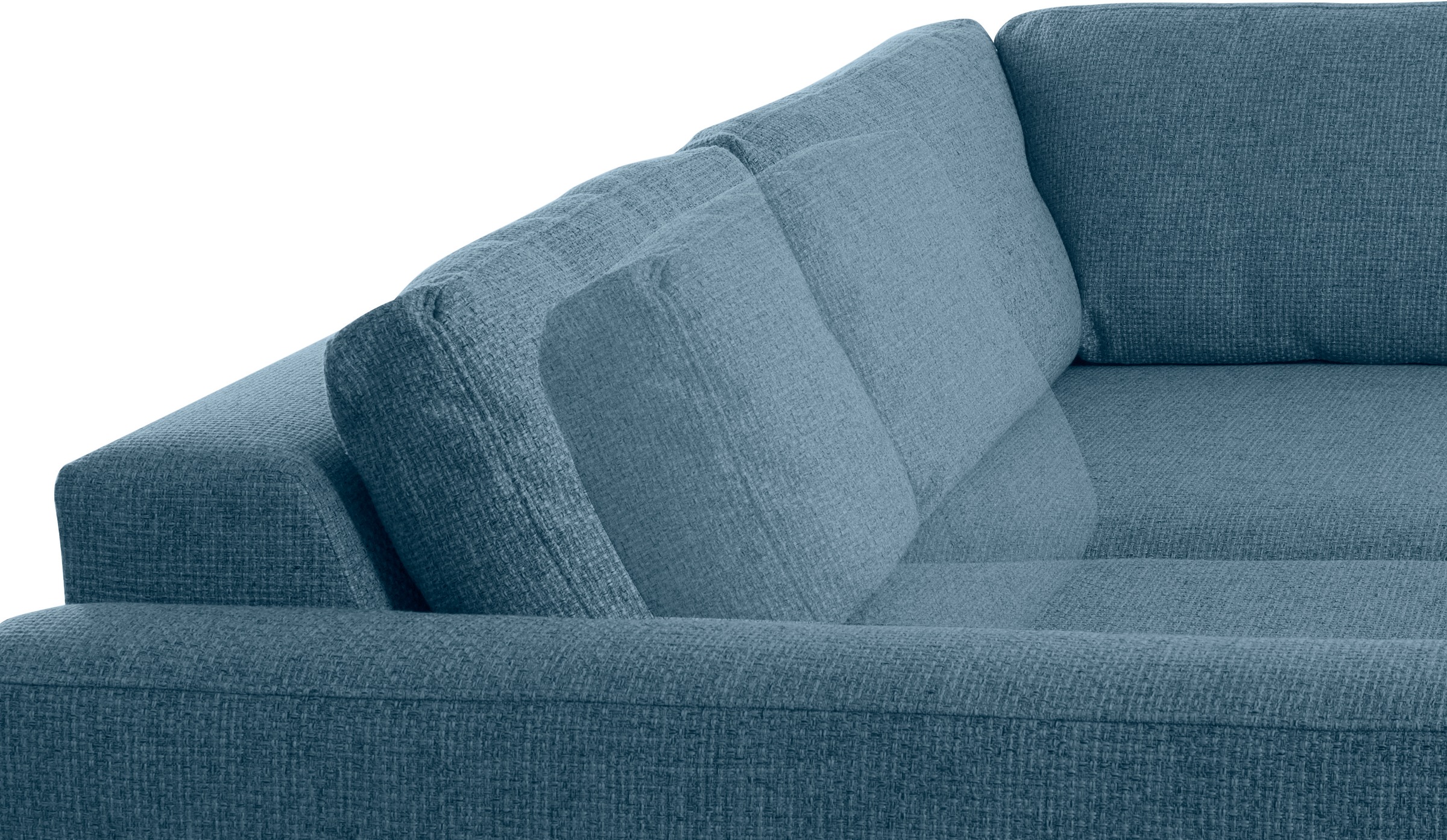 Places of Style Wohnlandschaft »Bloomfield, Mega Polsterprogramm, Breite 405cm, viel Platz, U-Form«, mit extra tiefer Sitzfläche, wahlweise mit Sitztiefenverstellung