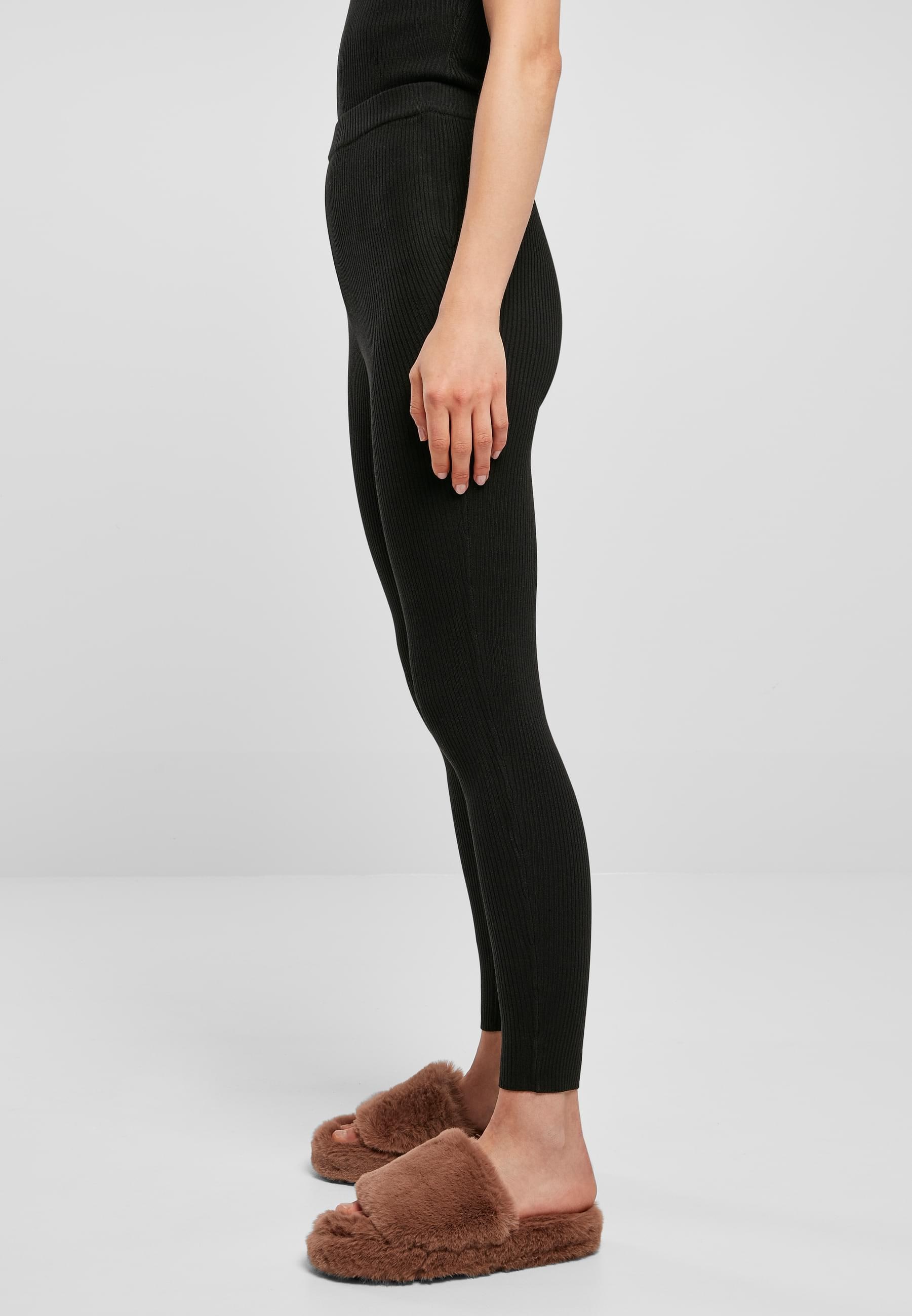 URBAN CLASSICS Leggings »Urban Classics Damen Ladies Rib Knit Leggings«, (1 tlg.)
