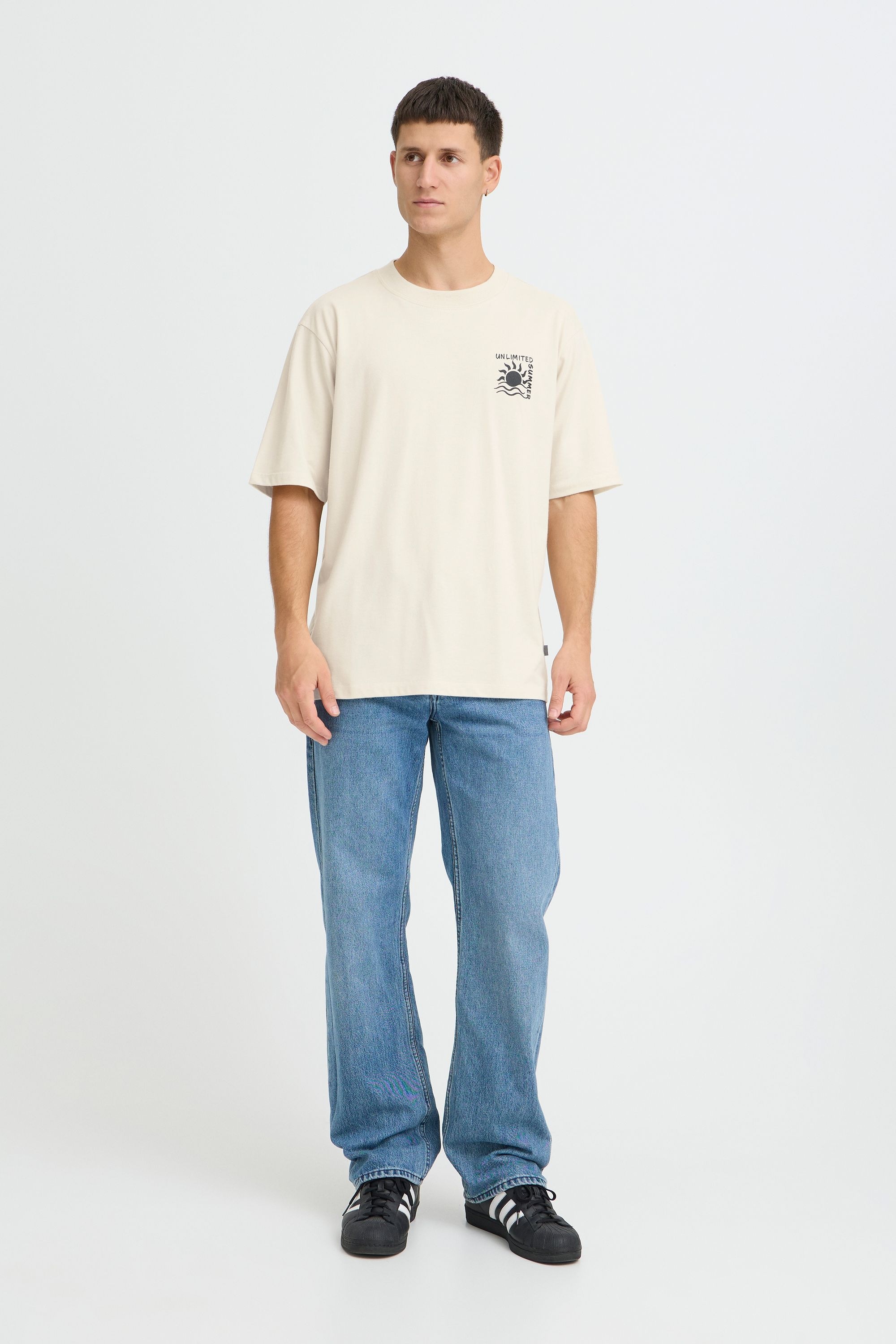 Solid Rundhalsshirt "Rundhalsshirt SDOdaniel" günstig online kaufen