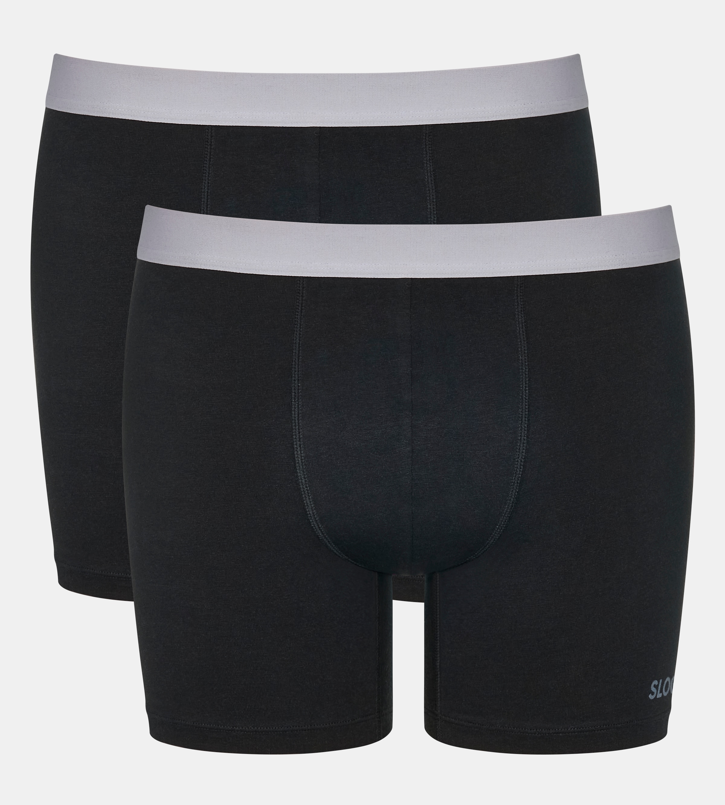 sloggi Boxer "Men GO ABC 2.0", (2er Pack), längeres Bein, Baumwollmix, weic günstig online kaufen