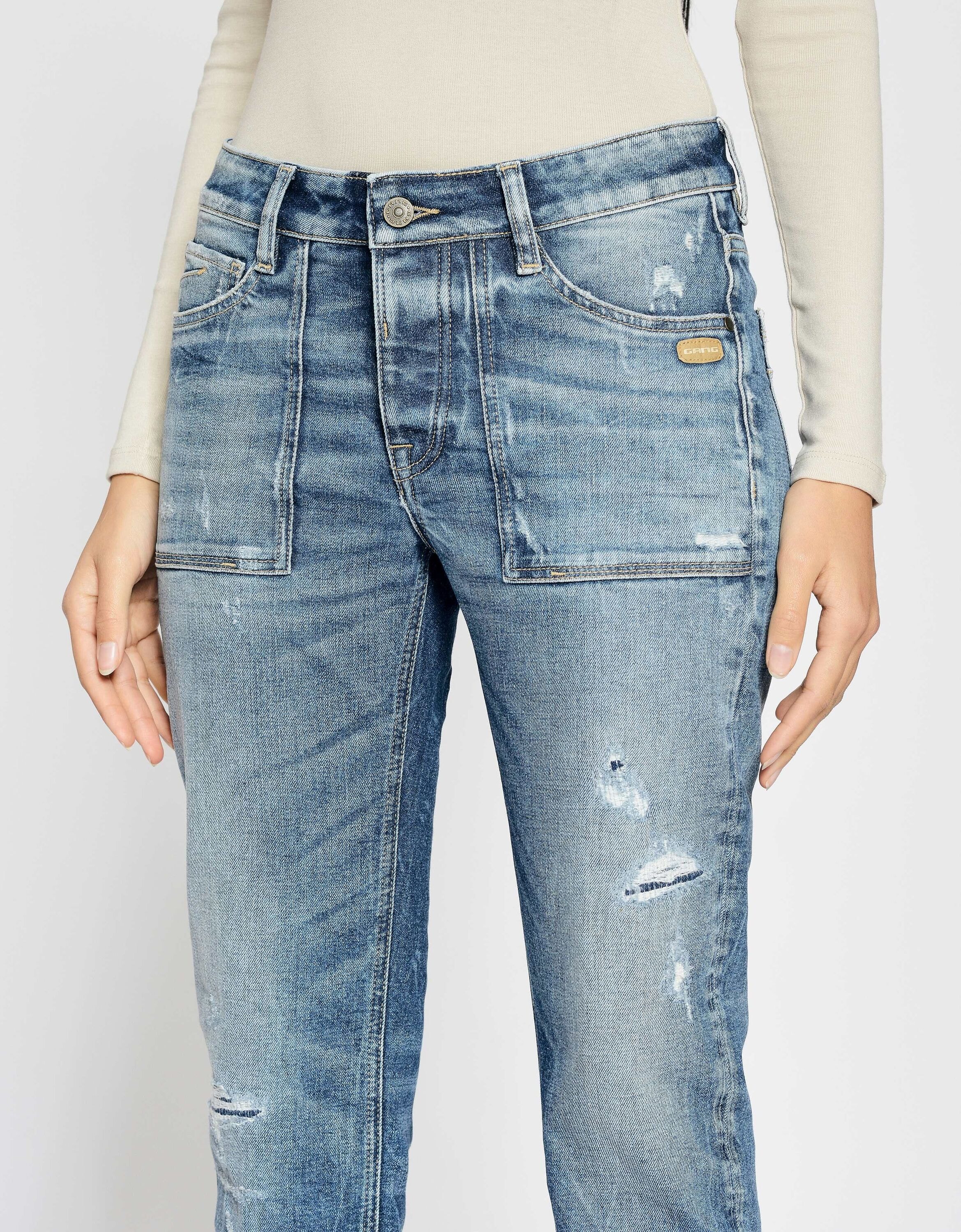 GANG Boyfriend-Jeans »94NICA WORKER« im 5-Pocket-Style