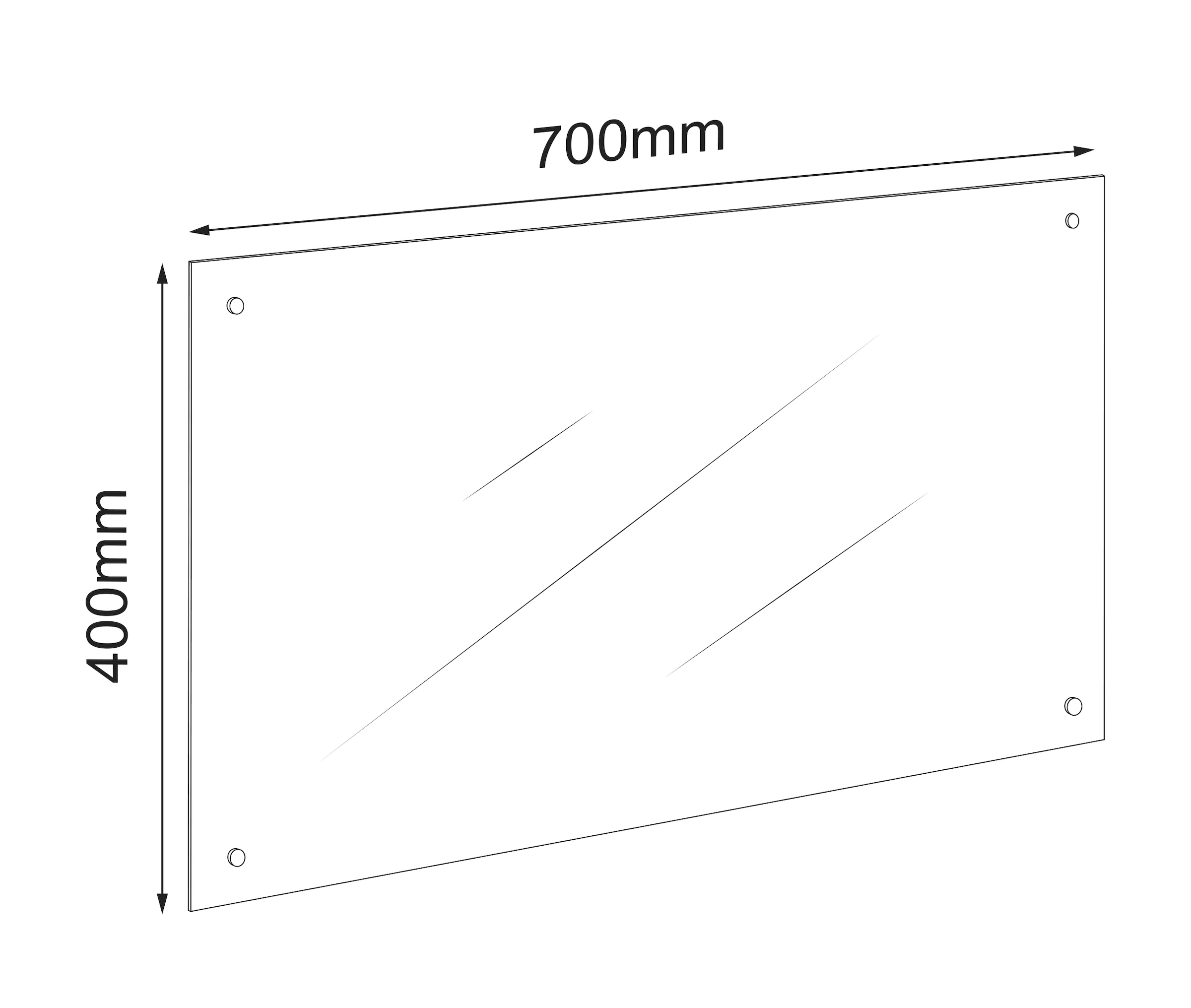 VCM Spritzschutz »Küchenrückwand Herd Spritzschutz 70 x 40 cm Esilo«