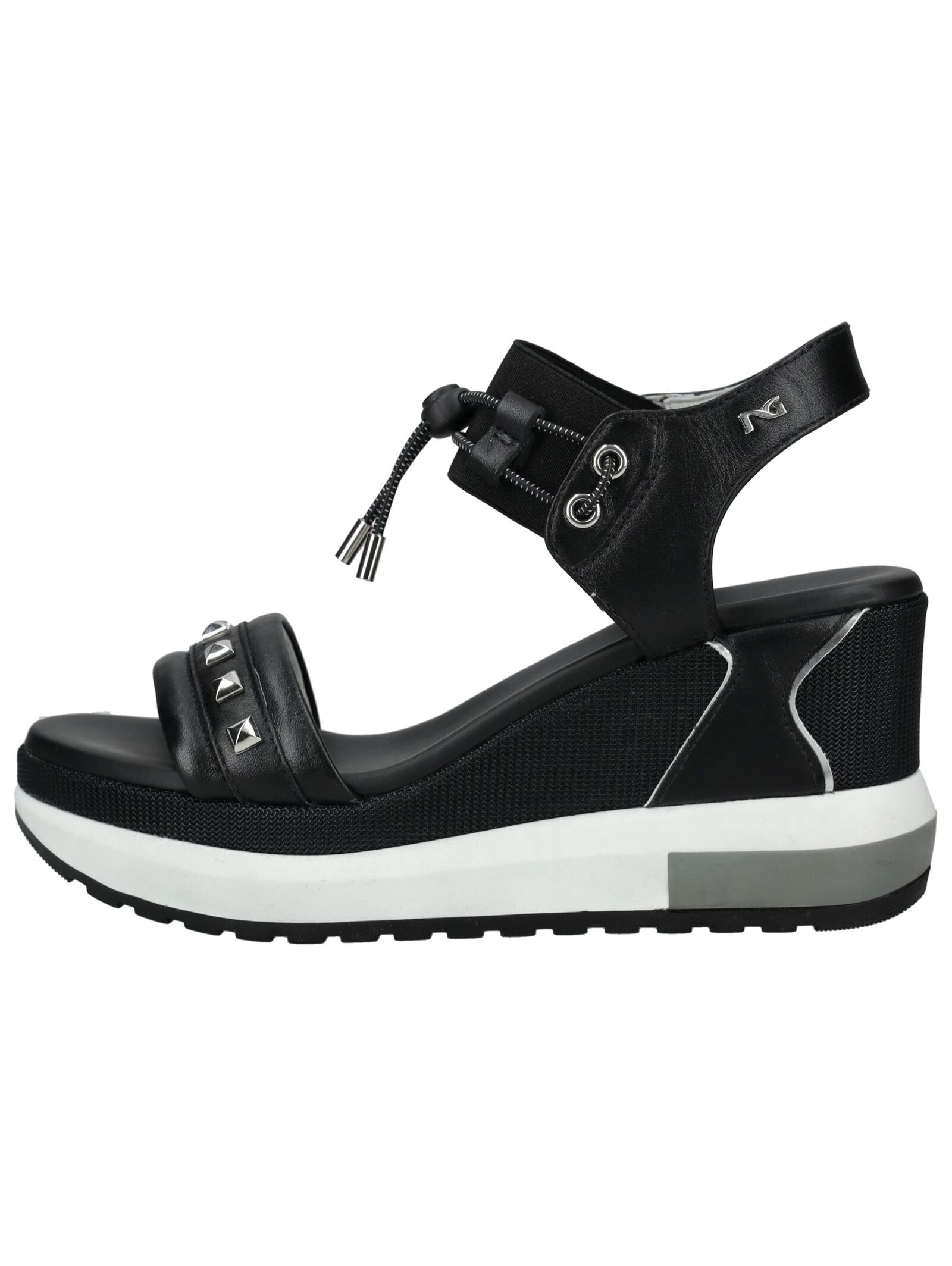 Nero Giardini Keilsandalette »Nero Giardini Sandalen Leder/Textil«